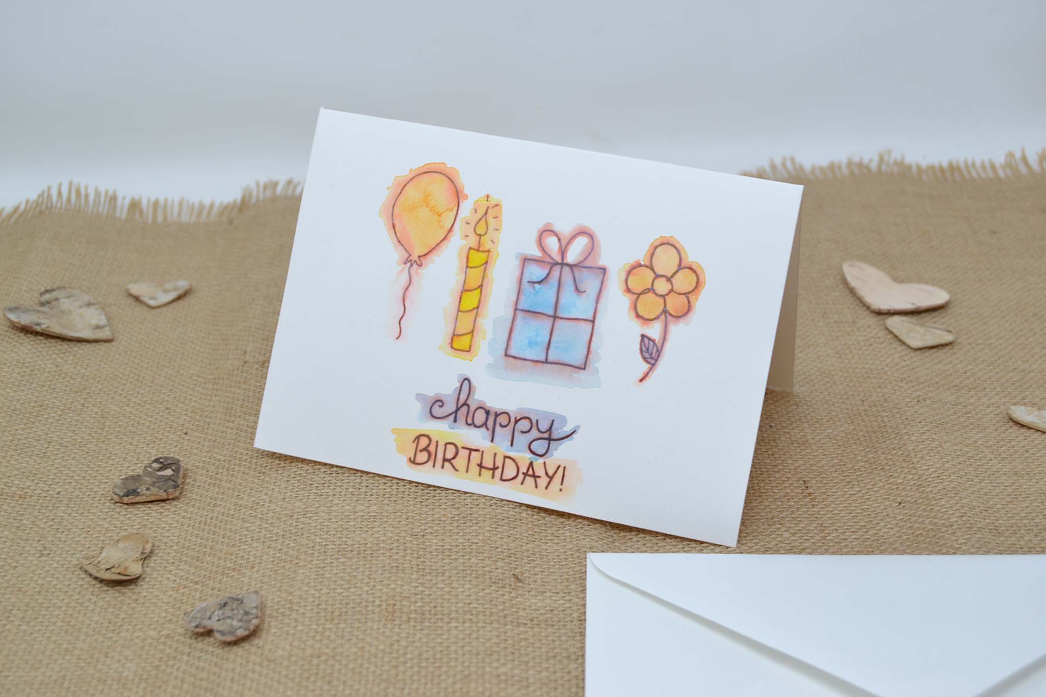 Geburtstagskarte Happy birthday