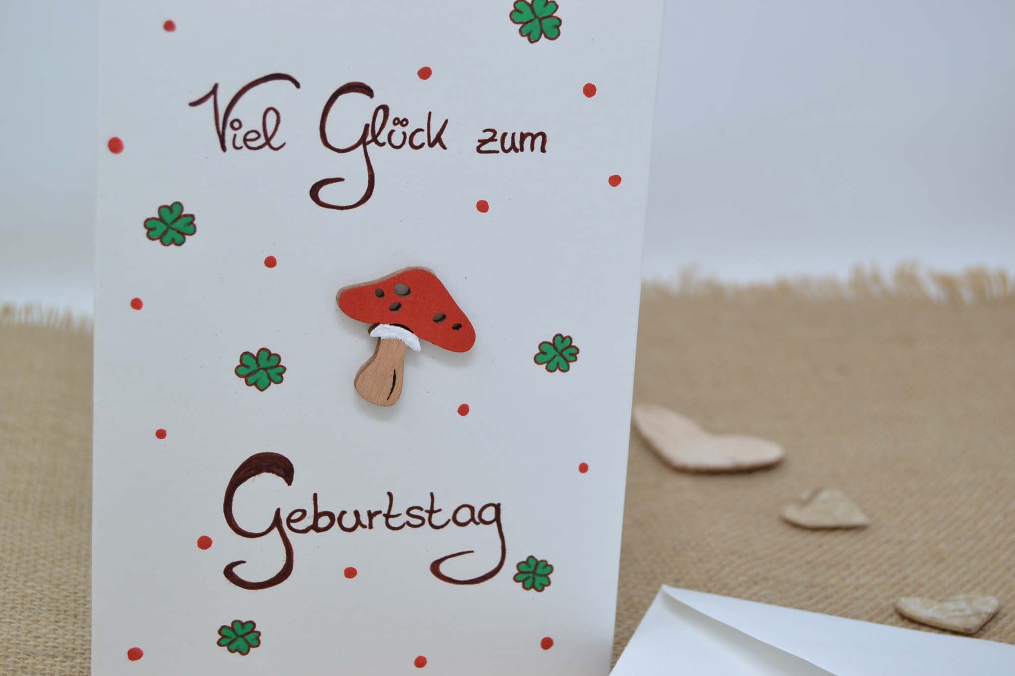 Geburtstagskarte "Pilz"