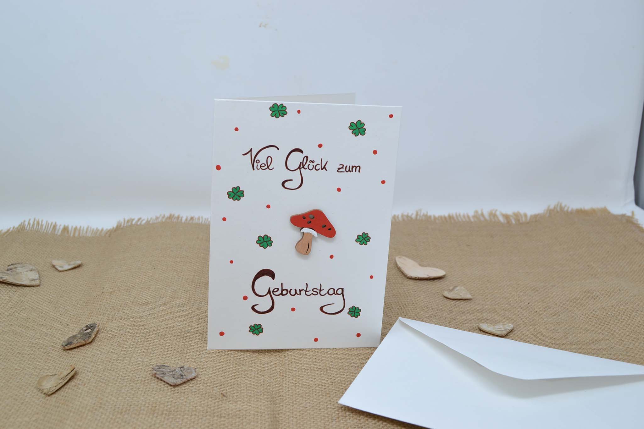 Geburtstagskarte "Pilz"