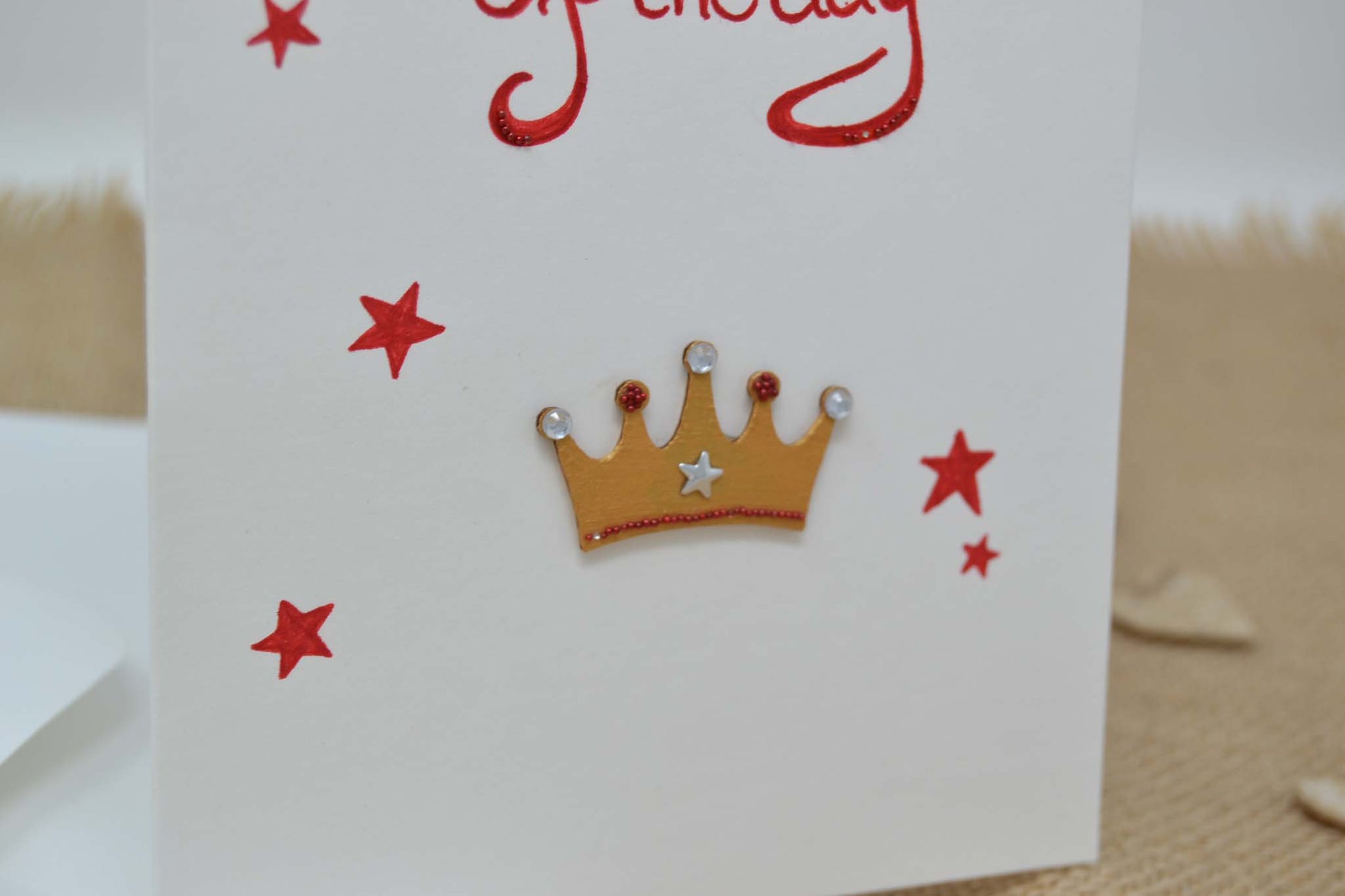 Geburtstagskarte "Queen of the day"