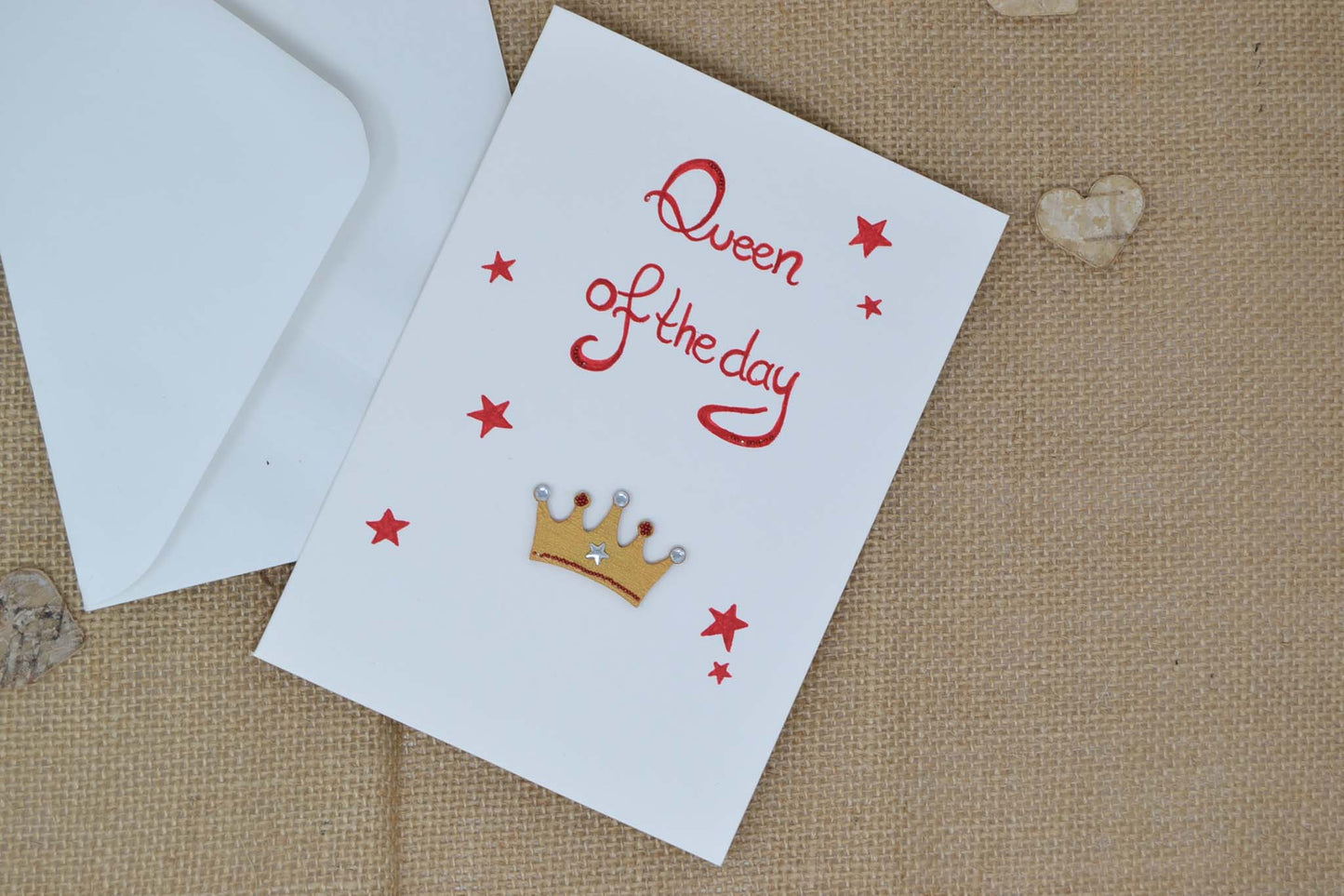 Geburtstagskarte "Queen of the day"