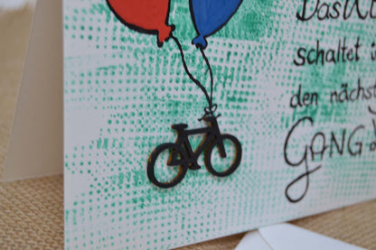 Glückwunschkarte "Fahrrad"