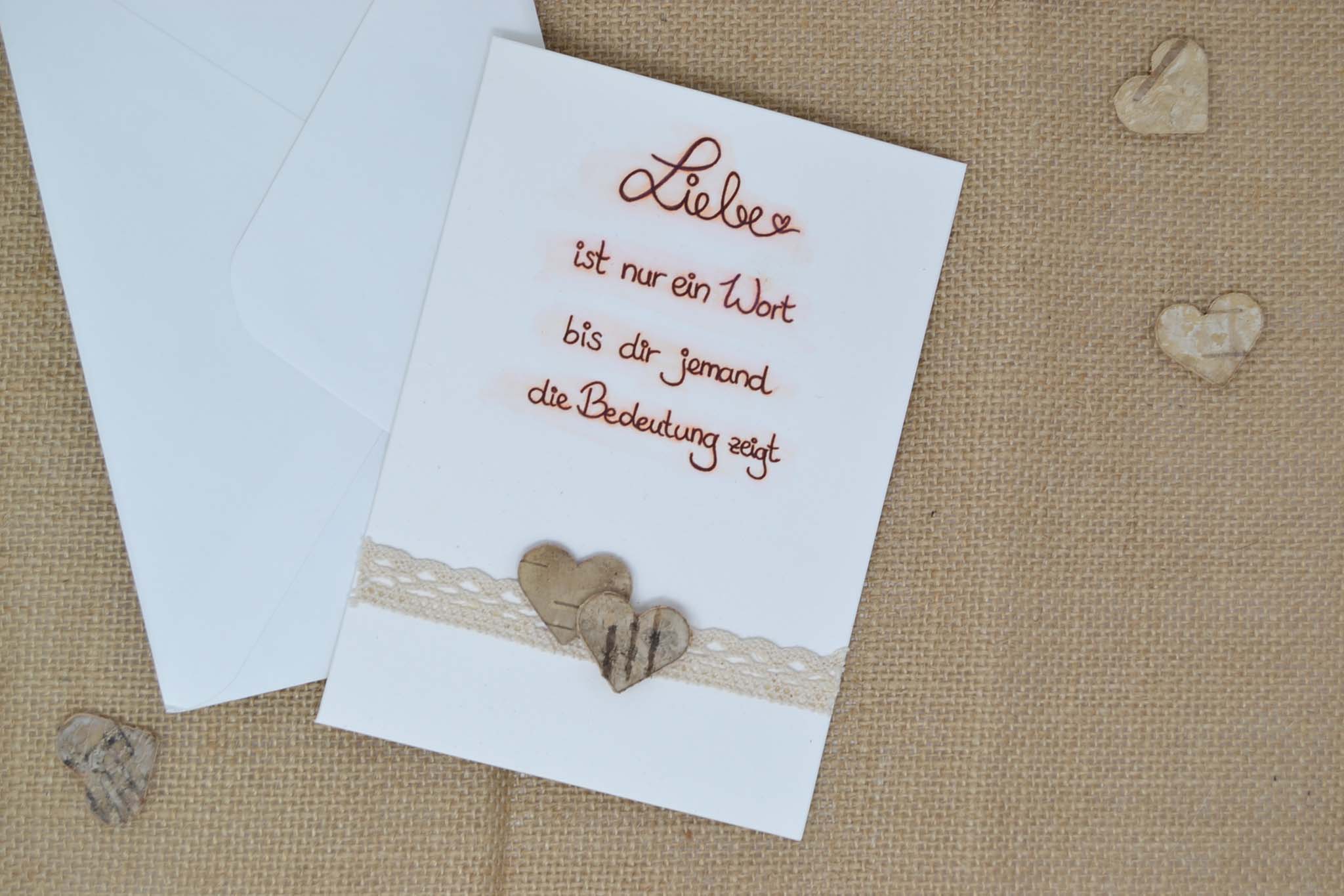 Valentinskarte "Liebe"