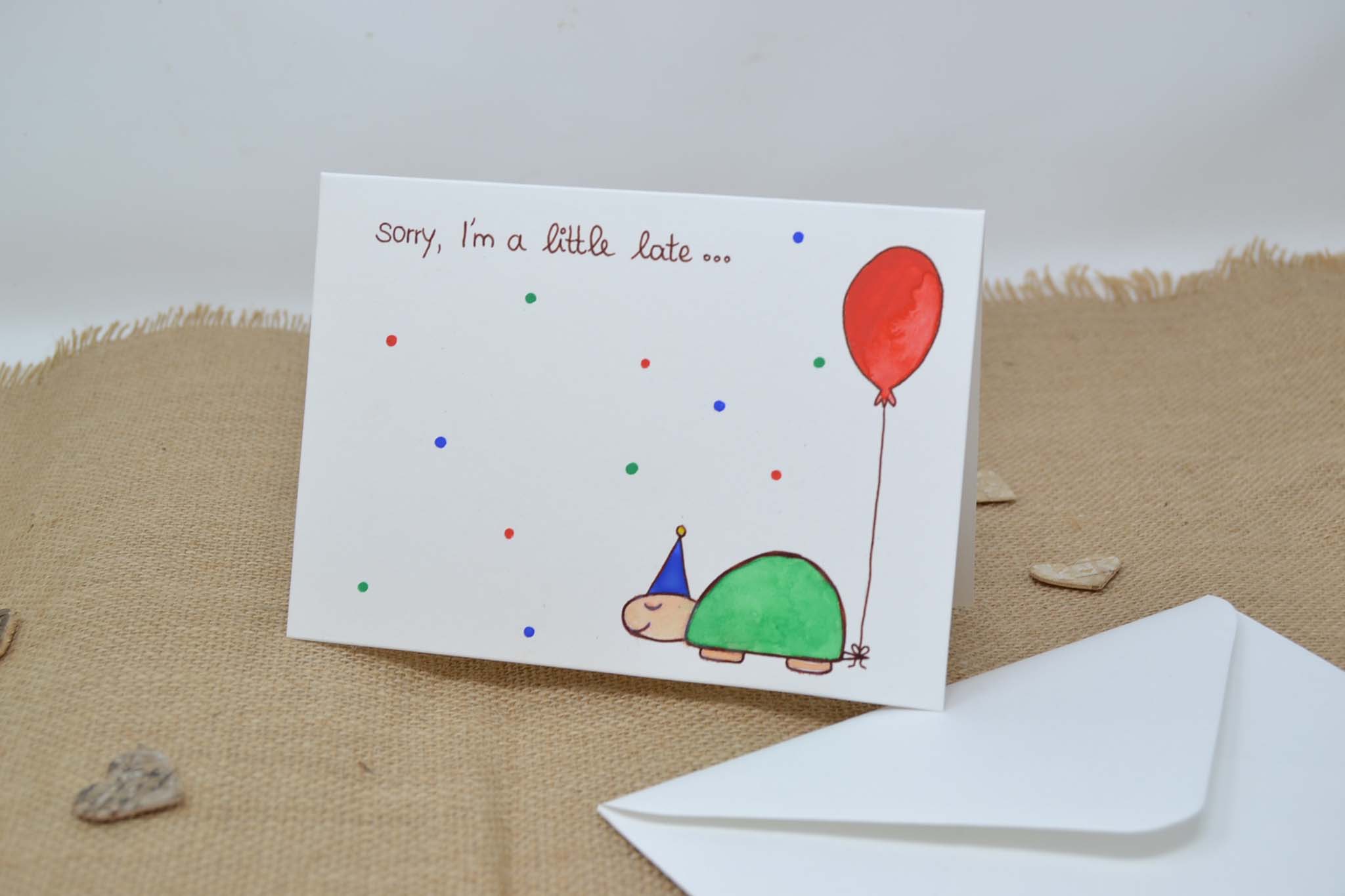 Glückwunschkarte "Schildkröte"