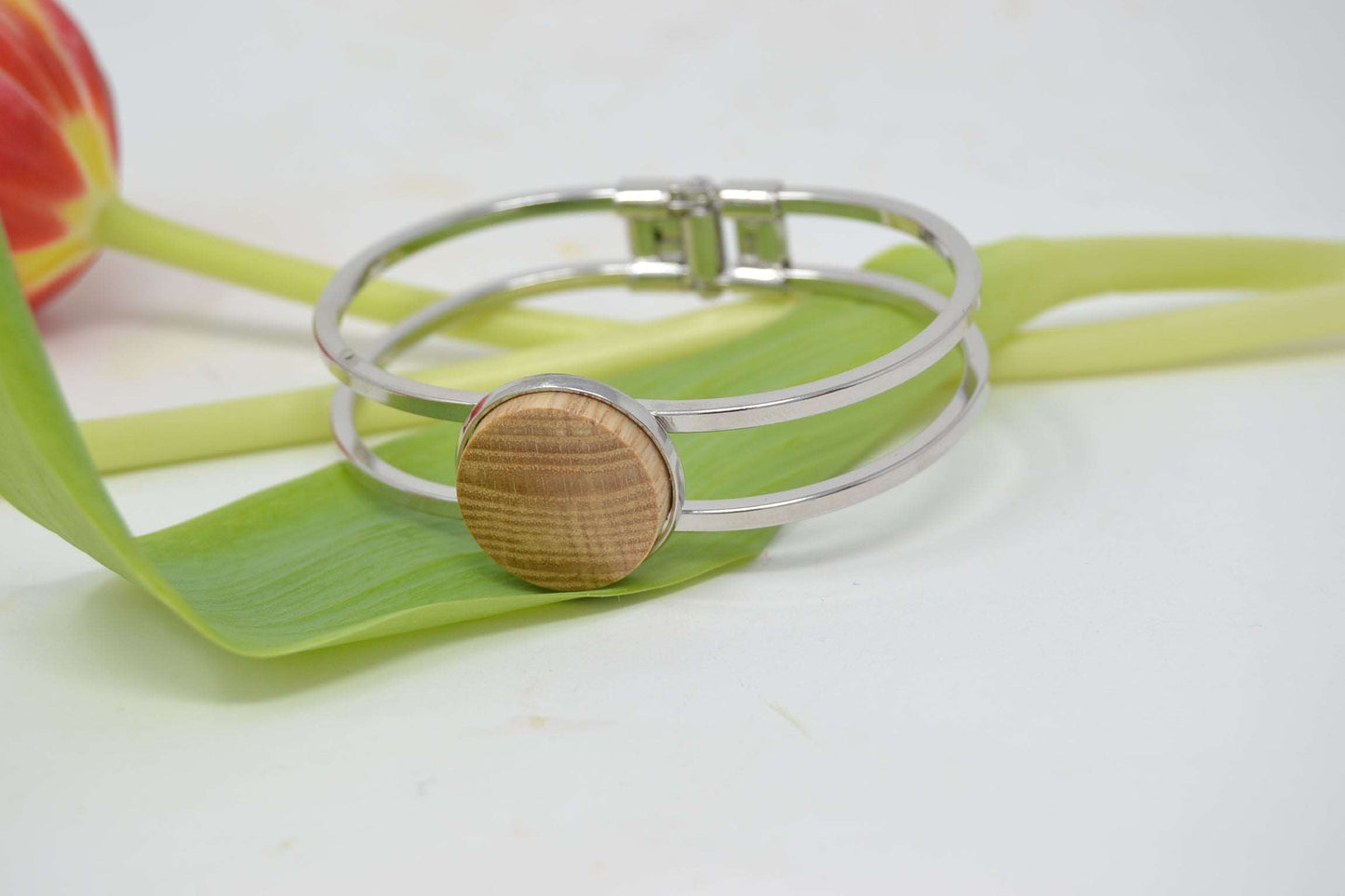 Holz Armreif aus Eschenholz