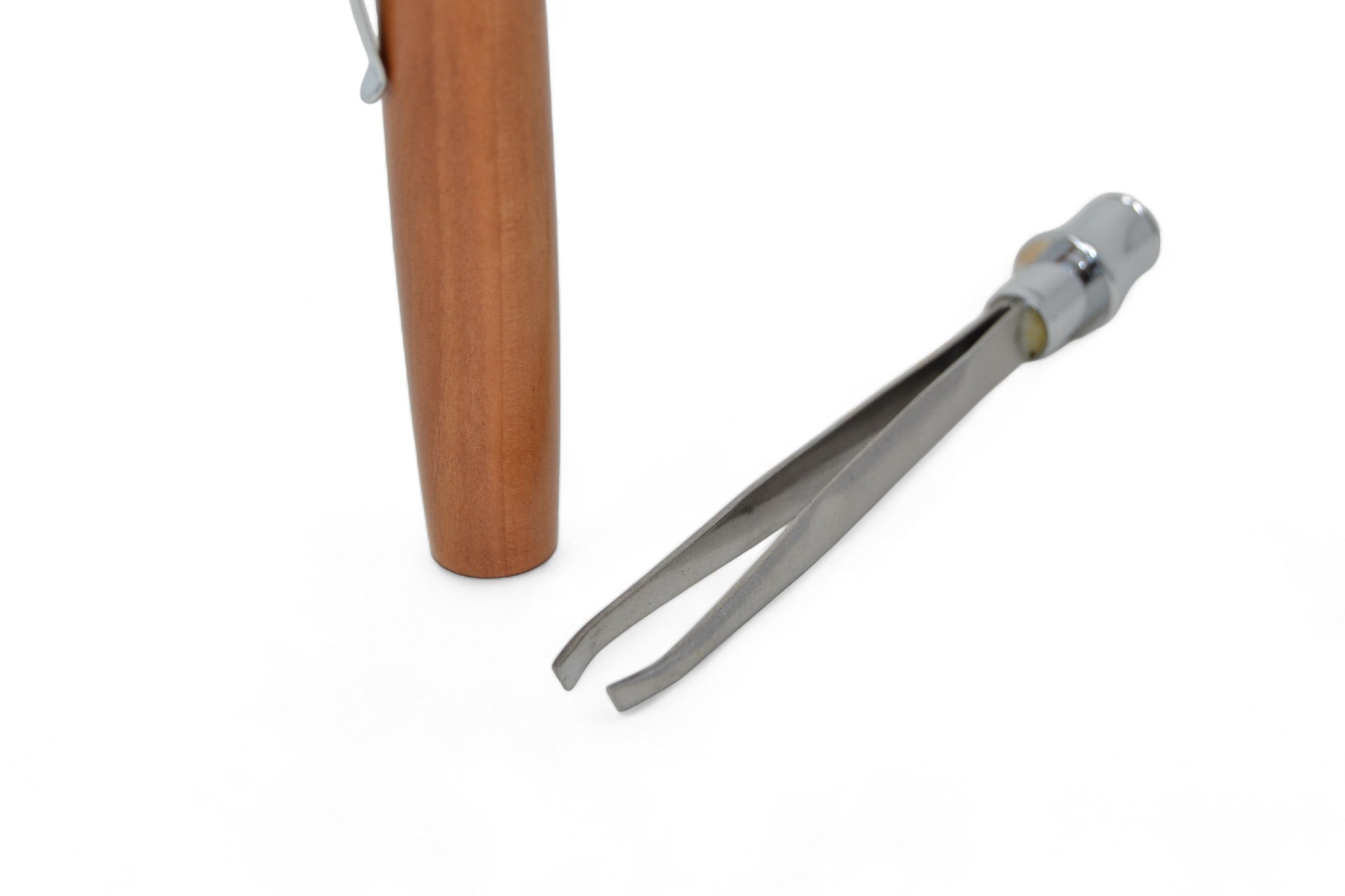Holz Edelstahl Pinzette aus Apfelholz