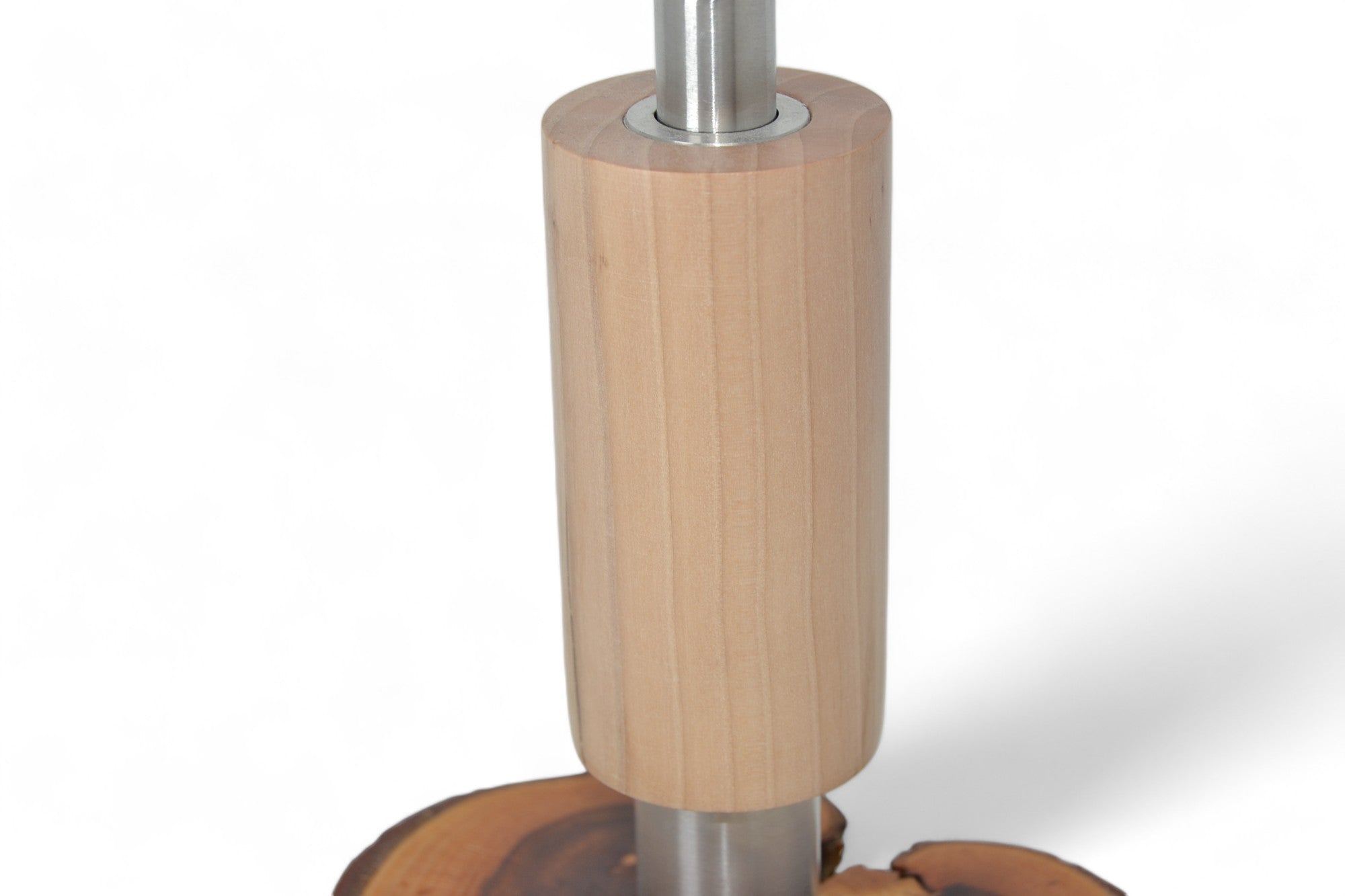 Holz Einhandmühle Apfel