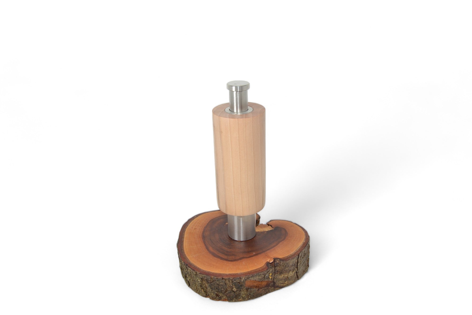 Holz Einhandmühle Apfel