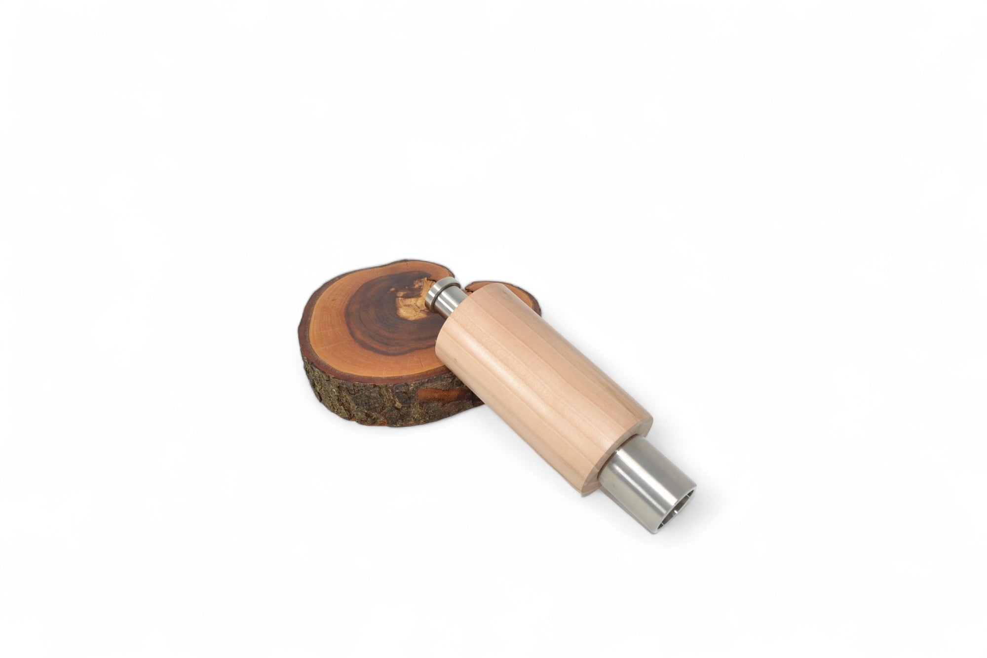 Holz Einhandmühle Apfel