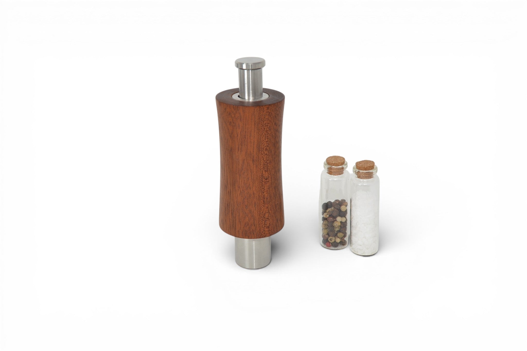 Holz Einhand Gewürzmühle Mahagoni