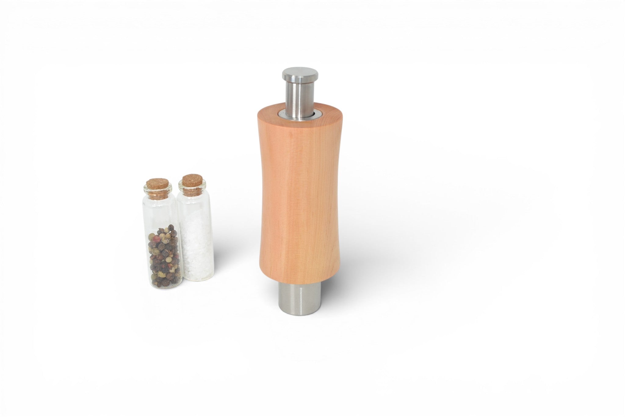 Holz Einhandmühle Zirbe