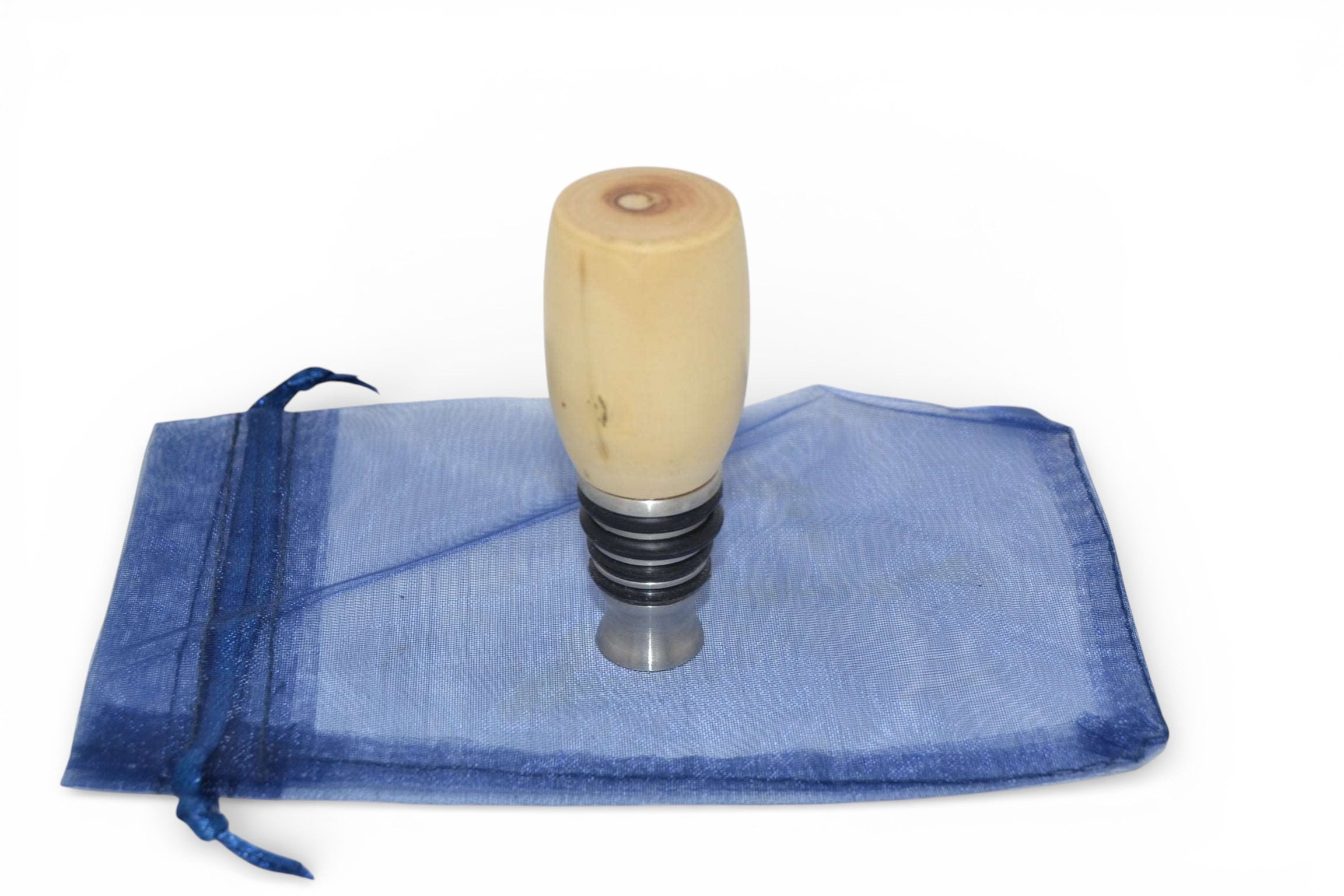 Holz Weinstöpsel Flaschenstöpsel Holunder Handarbeit Edelstahl