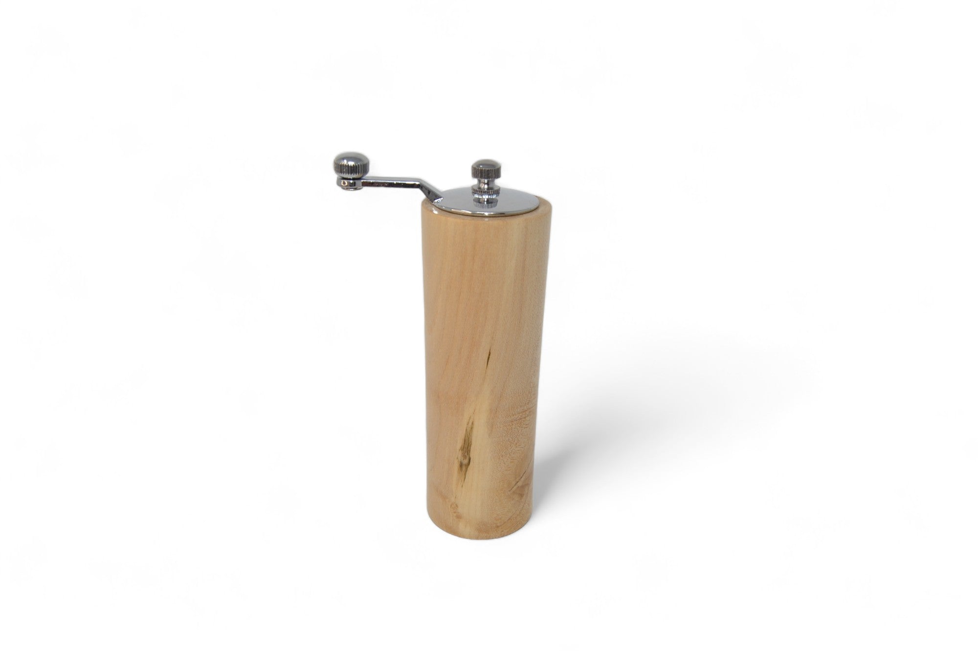 Holz Gewürzmühle Ahorn mit Kurbel