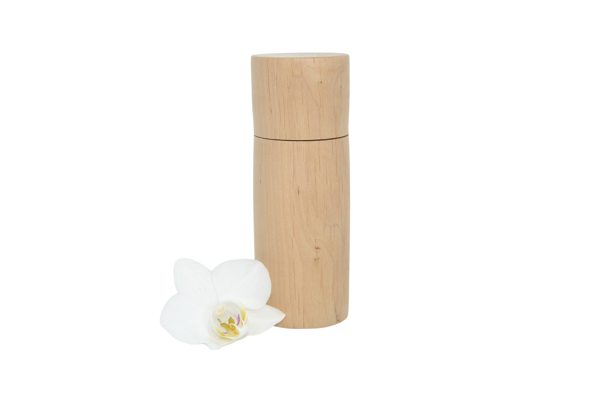 Holz Gewürzmühle aus Haselnuss