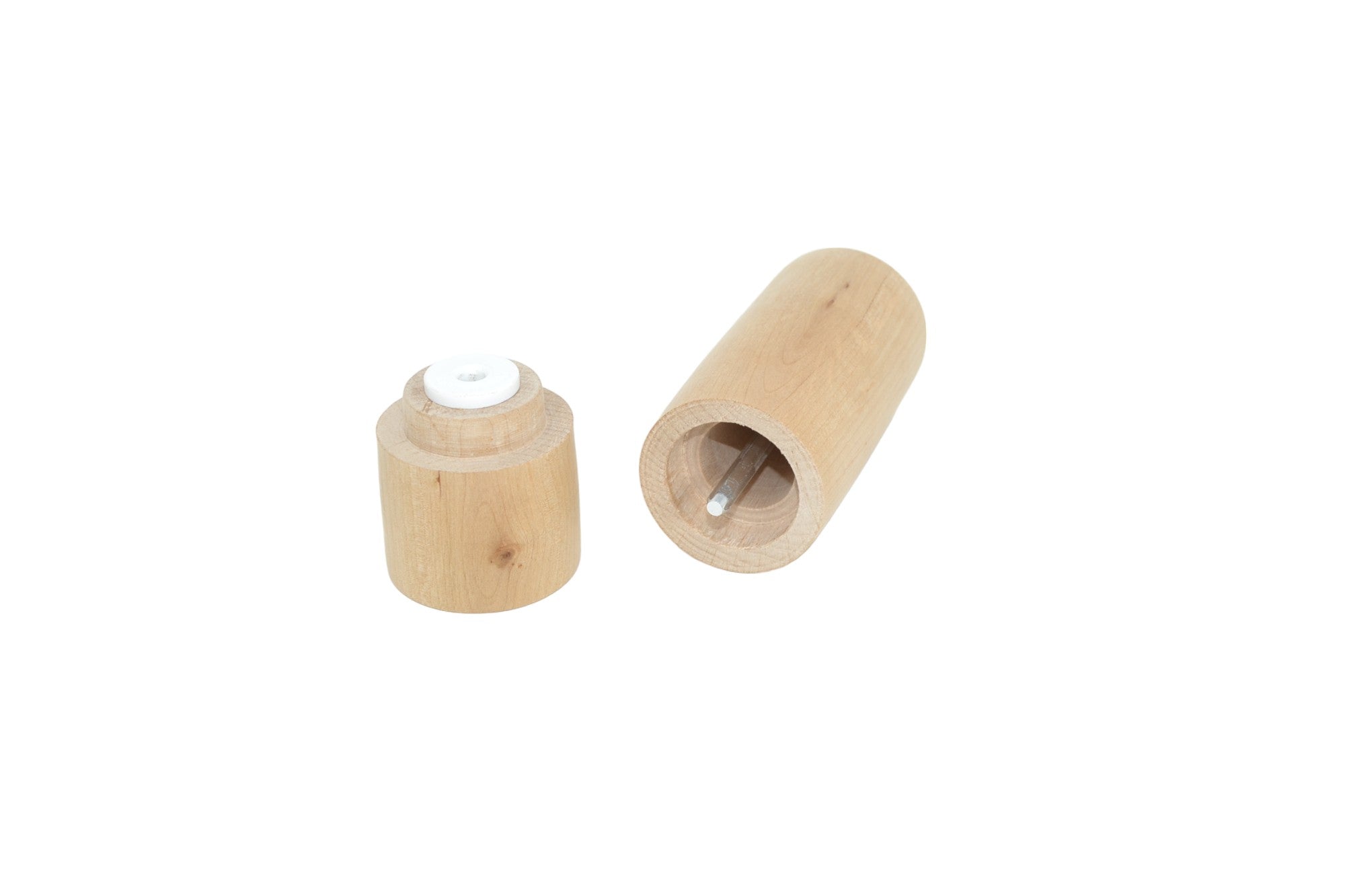 Holz Gewürzmühle aus Haselnuss