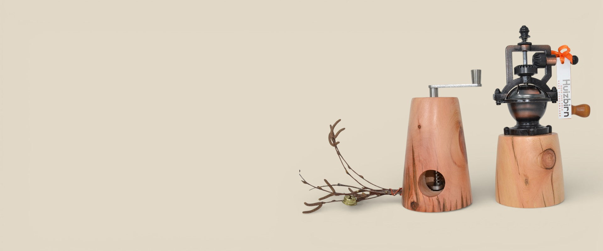 Holz Gewürzmühlen