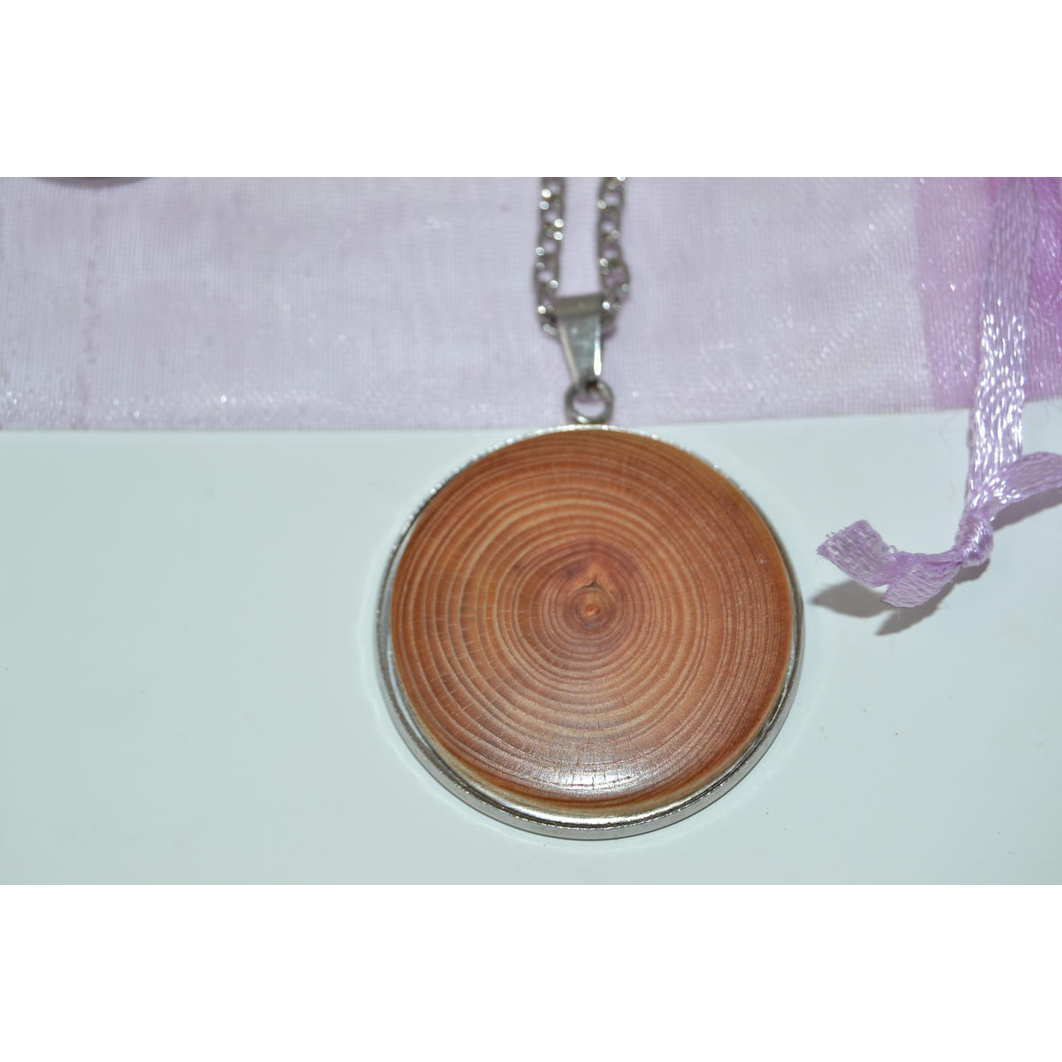 Holz Halskette aus Lärchenholz