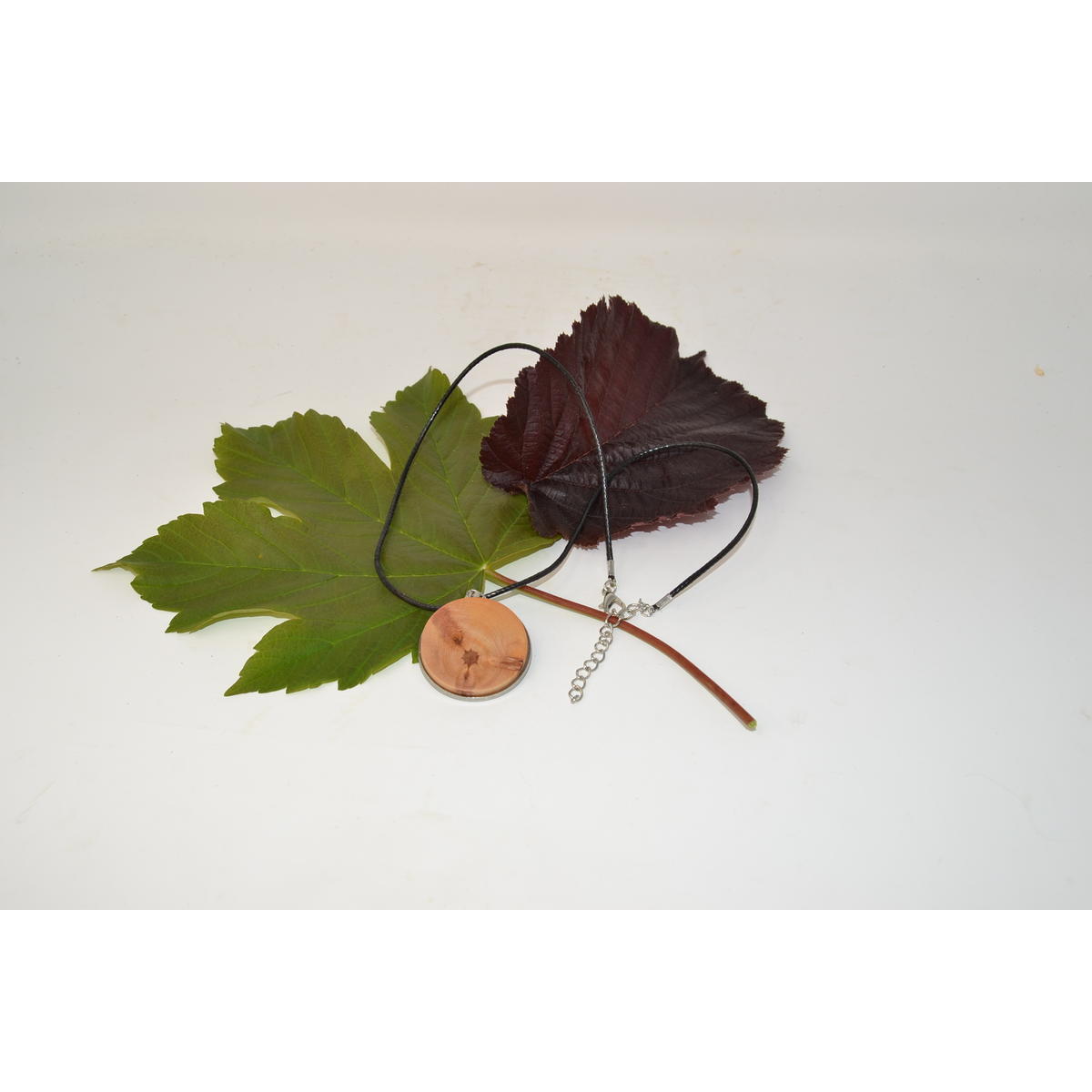 Holz Halskette aus Zirbenholz