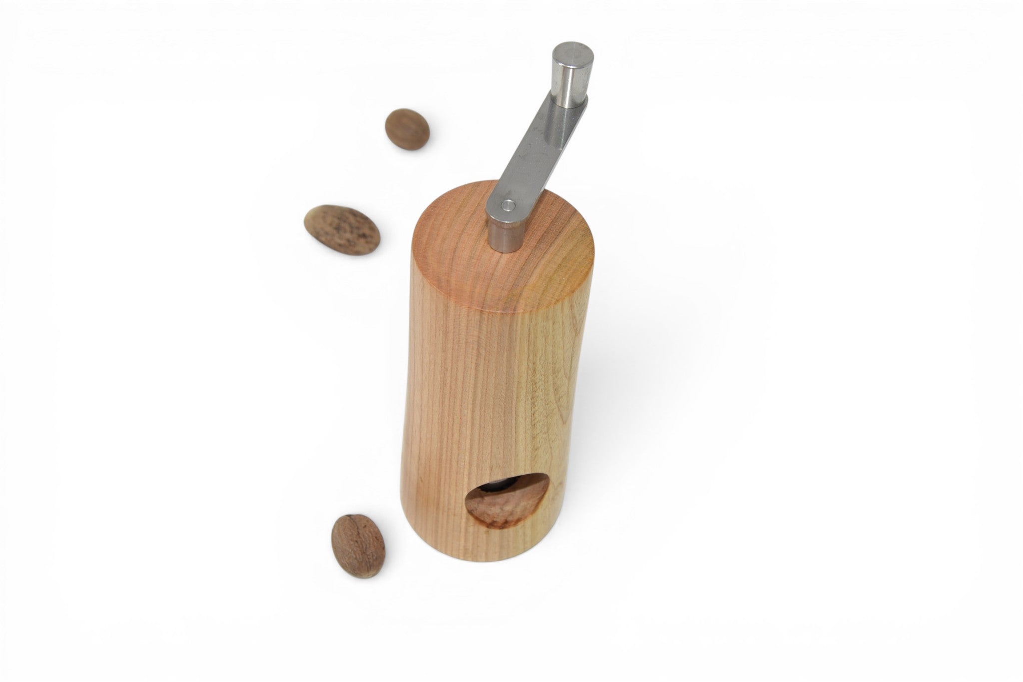 Holz Muskatnuss Mühle aus Kirsche