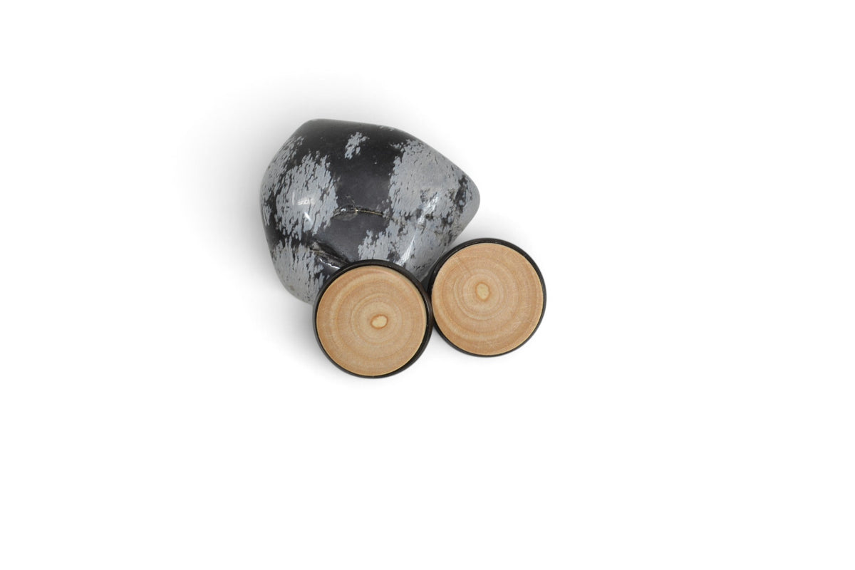 Holz Ohrstecker aus Esche