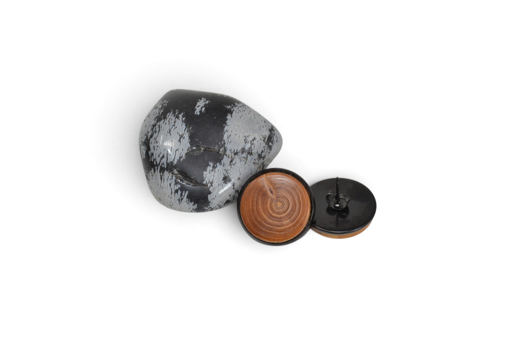 Holz Ohrstecker Fichte