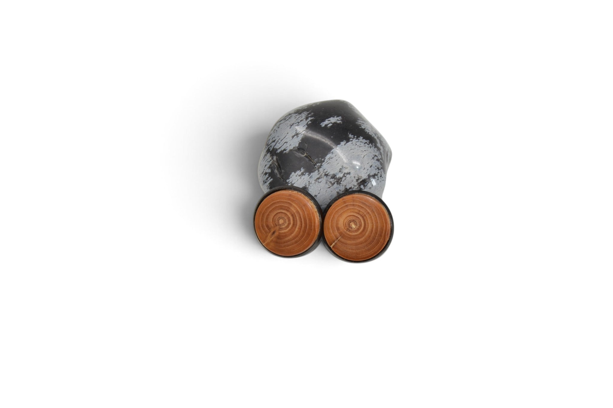 Holz Ohrstecker Fichte