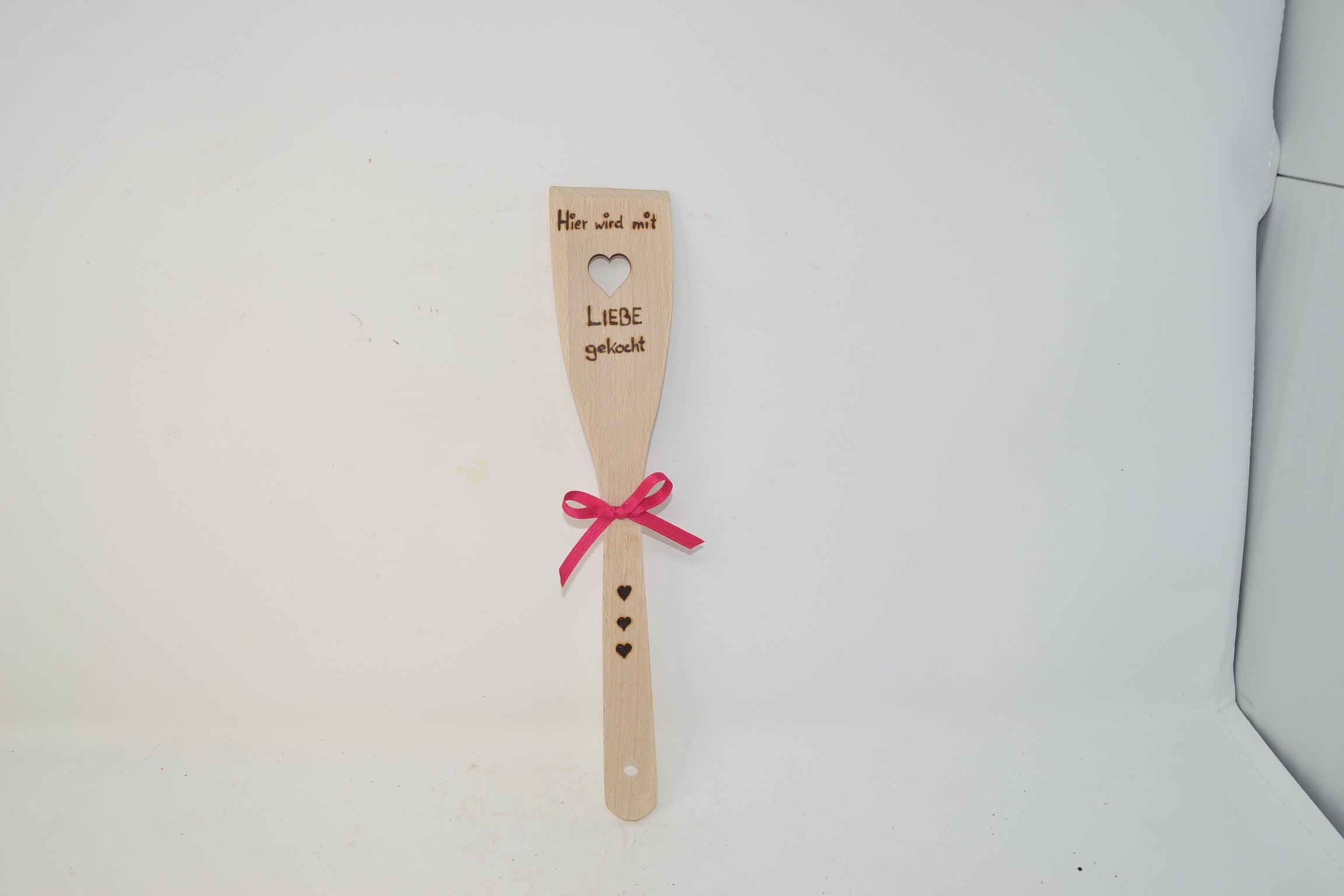 Holz Pfannenwender mit Gravur