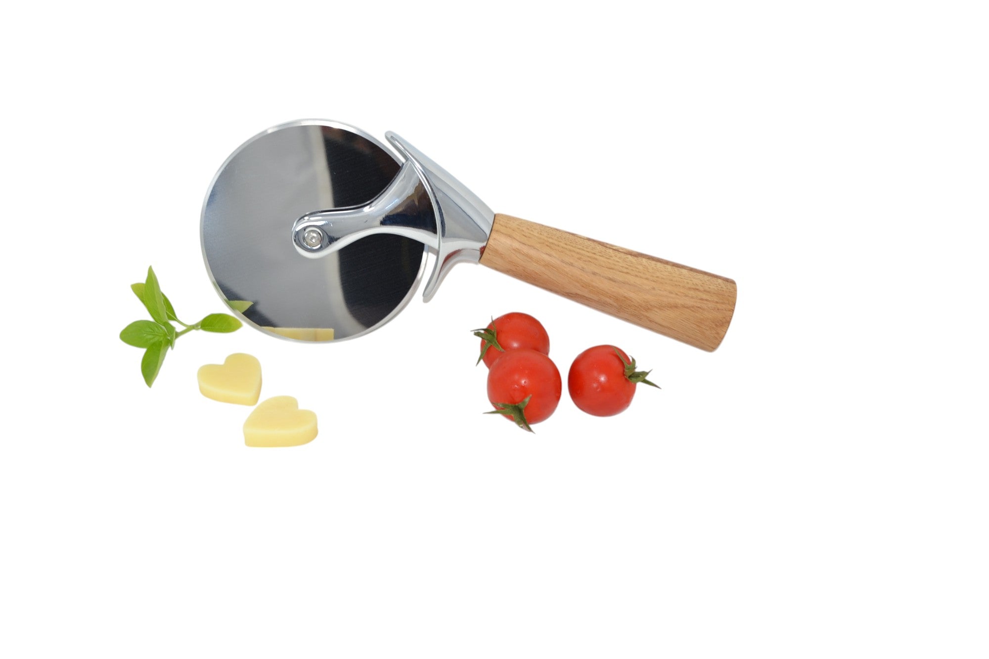 Holz Pizzaschneider Eiche