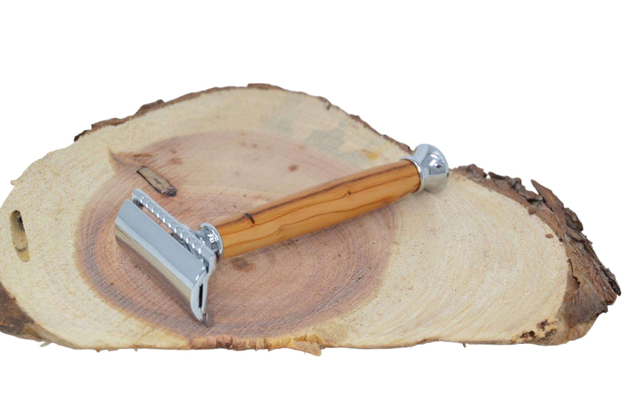 Rasierhobel aus Eibenholz