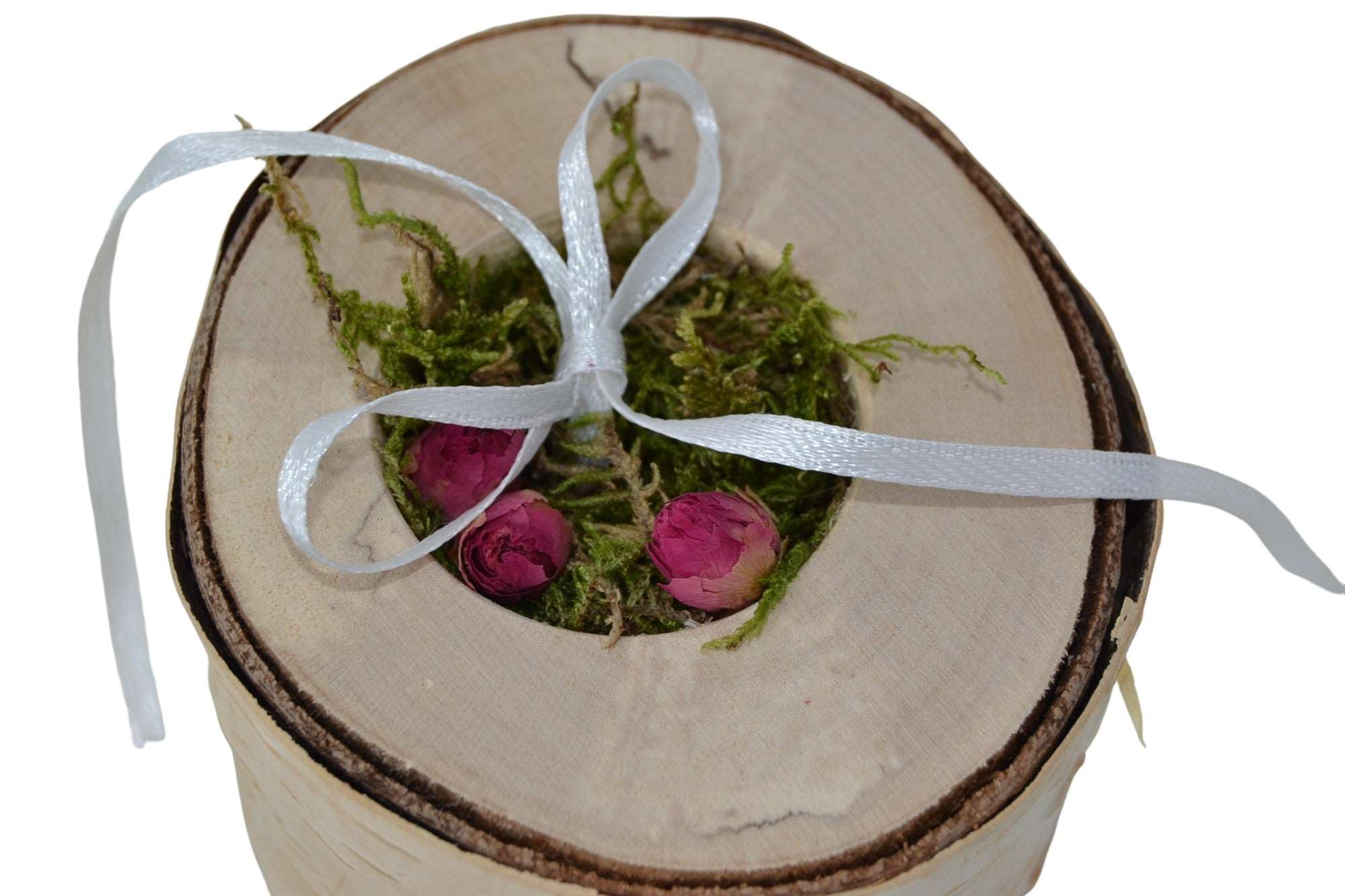 Holz Ringkissen aus Birkenholz