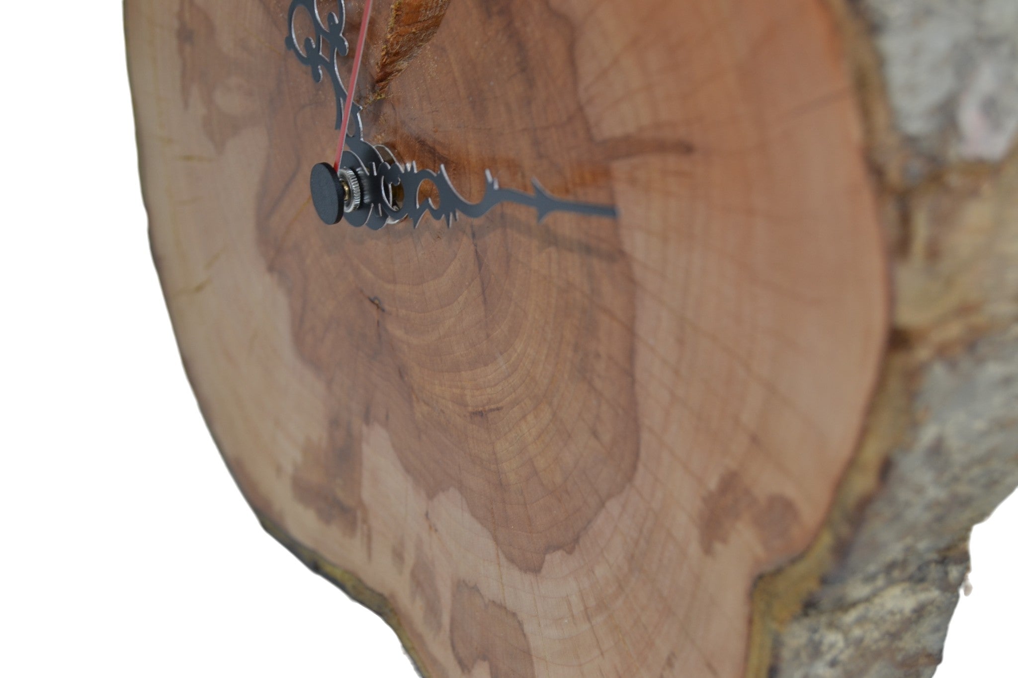 Holz Wanduhr aus Apfelholz
