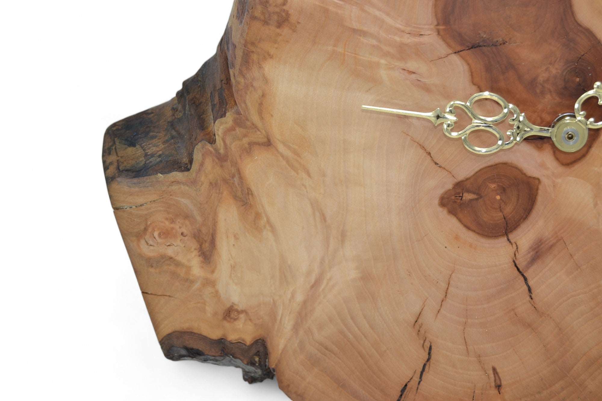 Holz Wanduhr aus Apfelholz