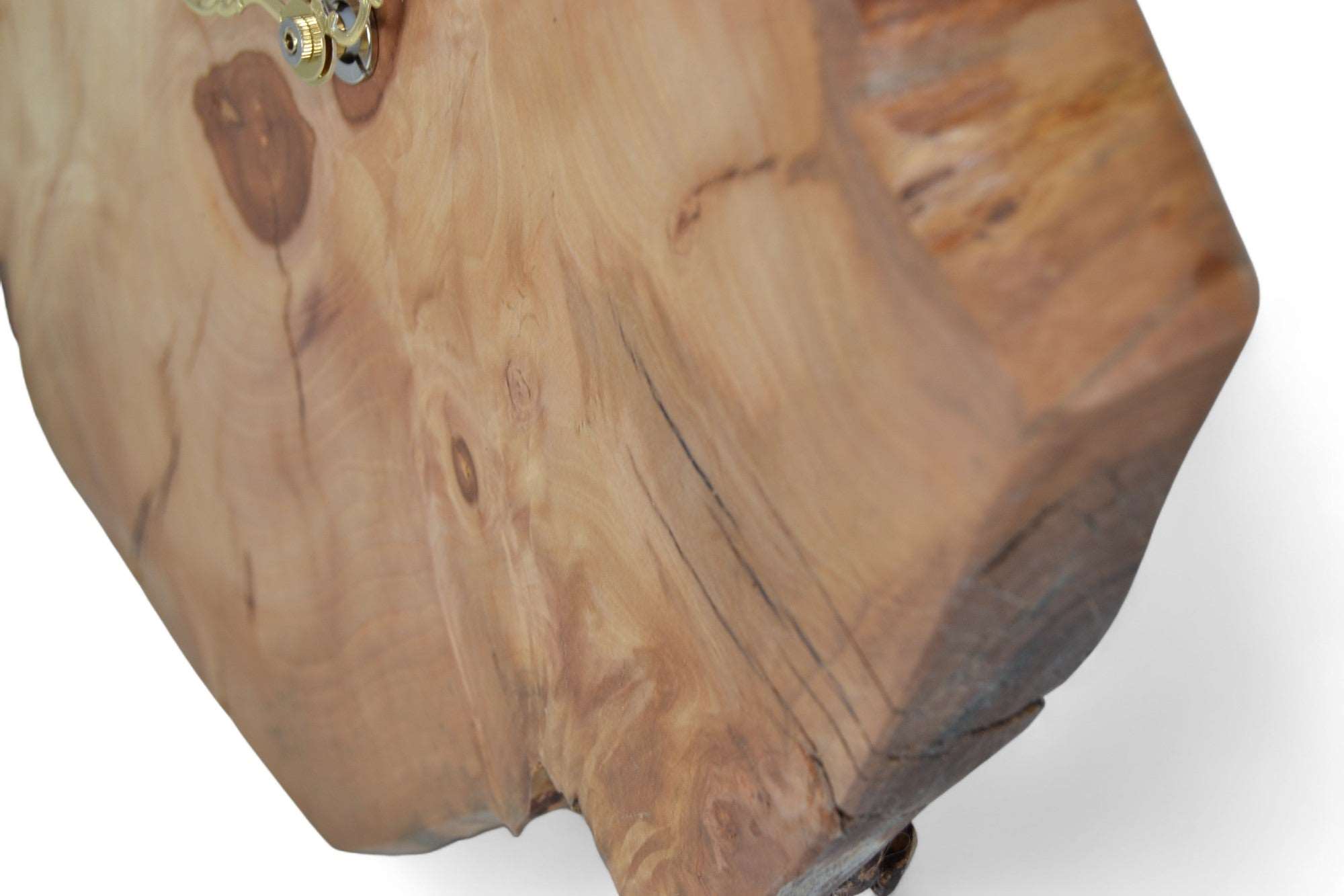 Holz Wanduhr aus Apfelholz