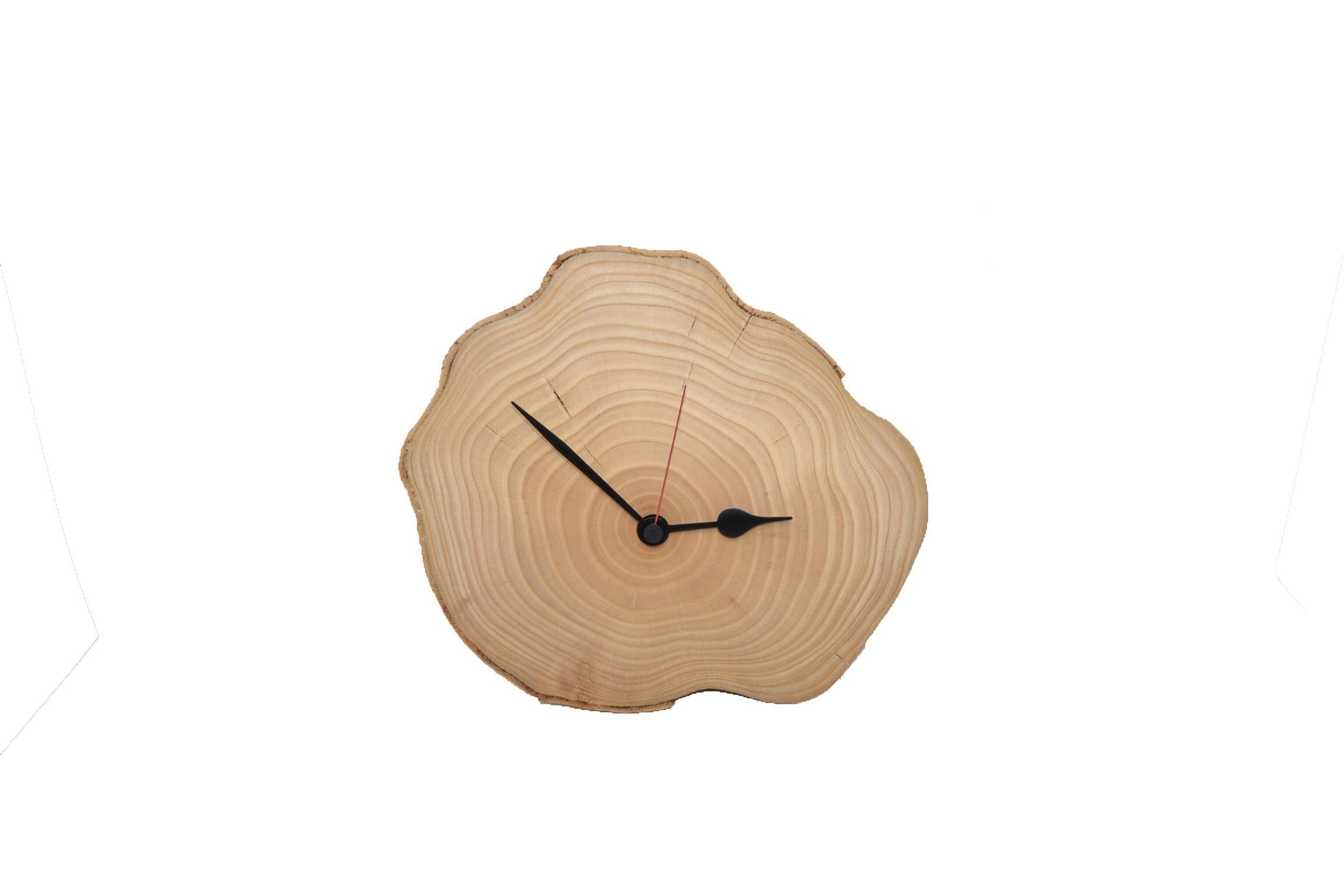 Holz Wanduhr aus Eschenholz