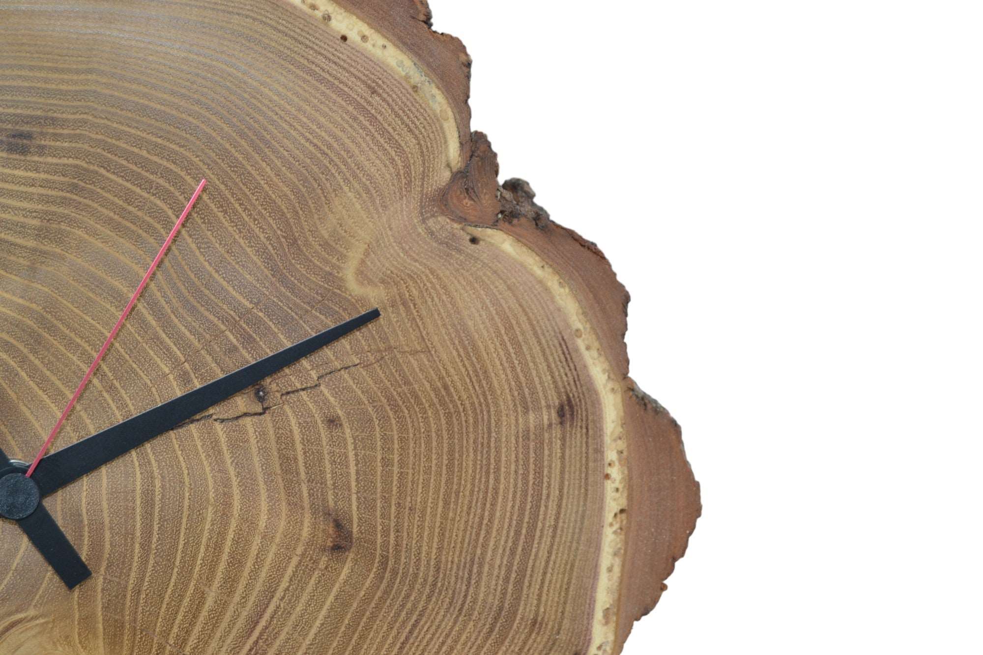 Holz Wanduhr aus Robinienholz
