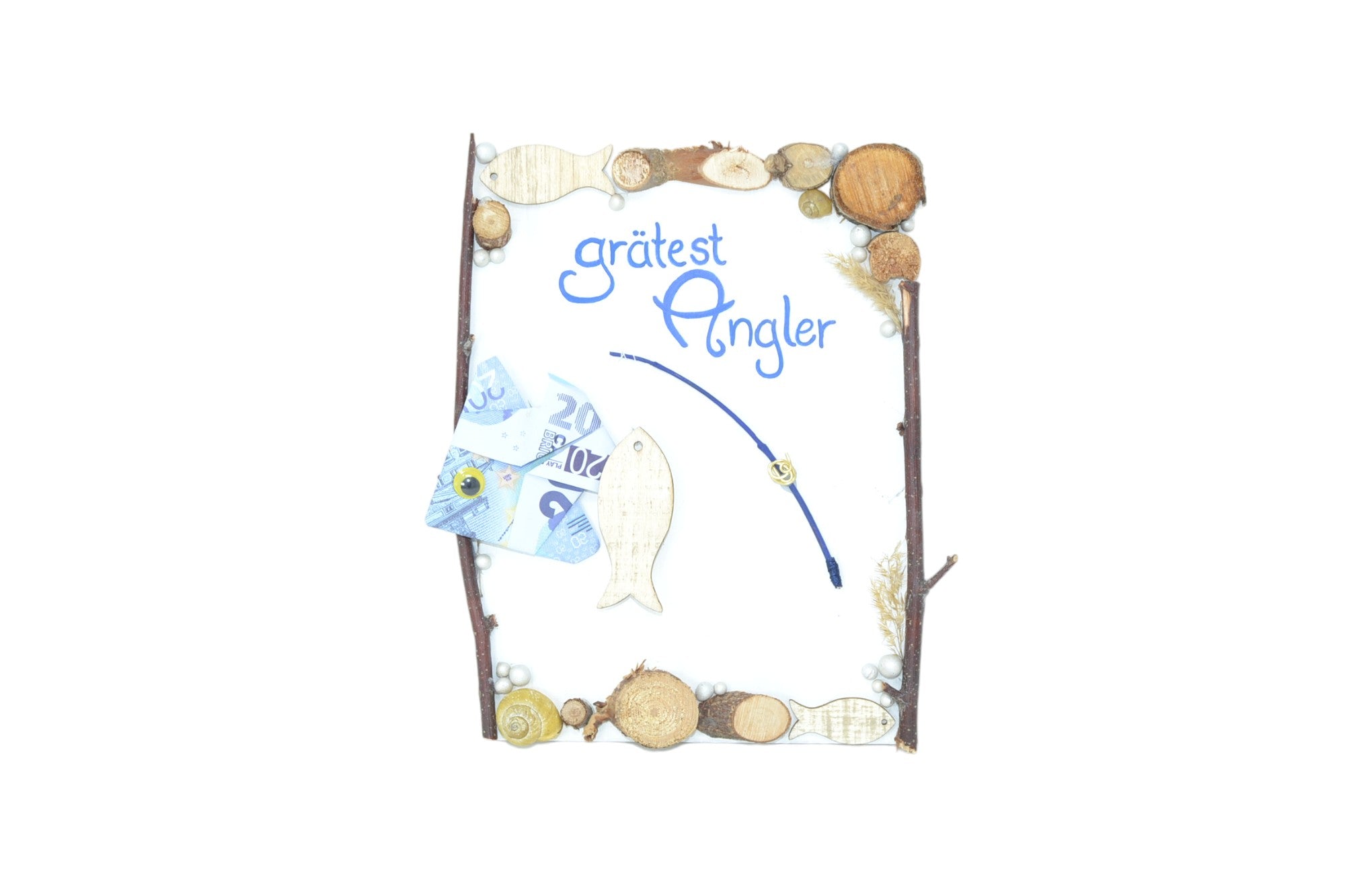 3D Holzbild aus Baumscheiben