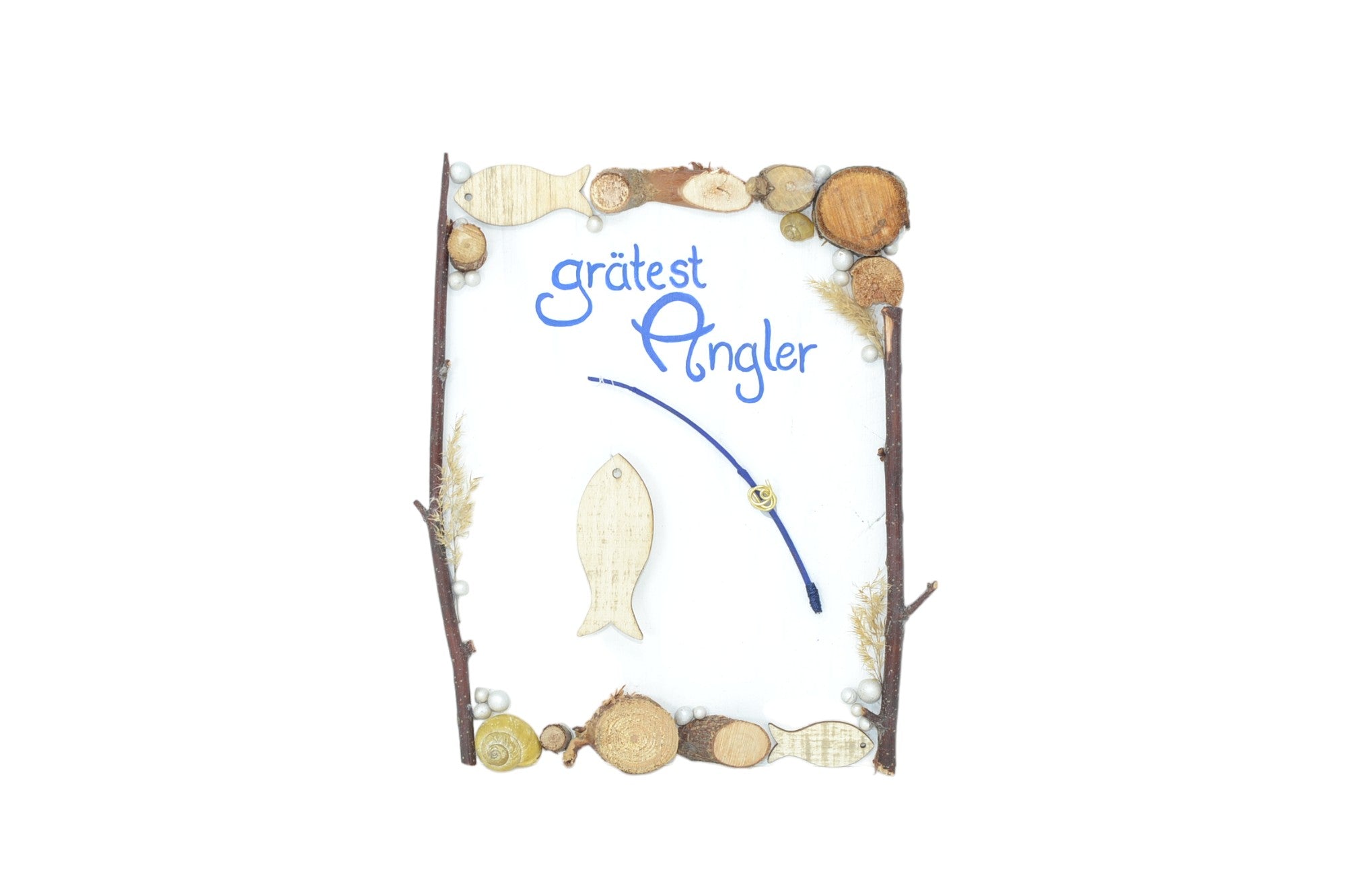 3D Holzbild aus Baumscheiben