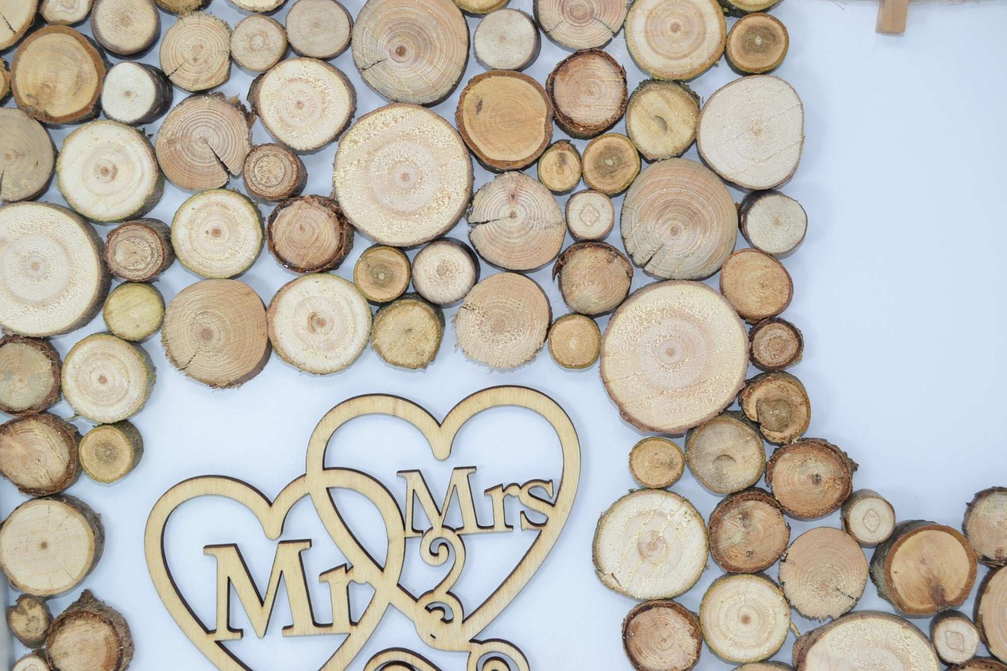 3D Holzbild Geldgeschenk "Mr. & Mrs."