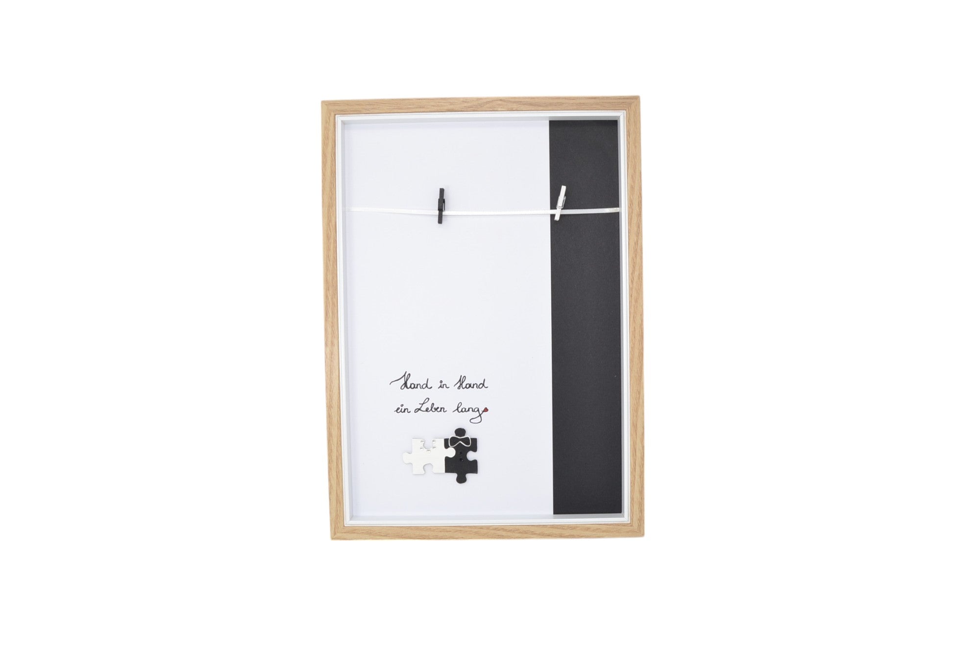 Holzgeschenk "Hand in Hand" Geldgeschenk