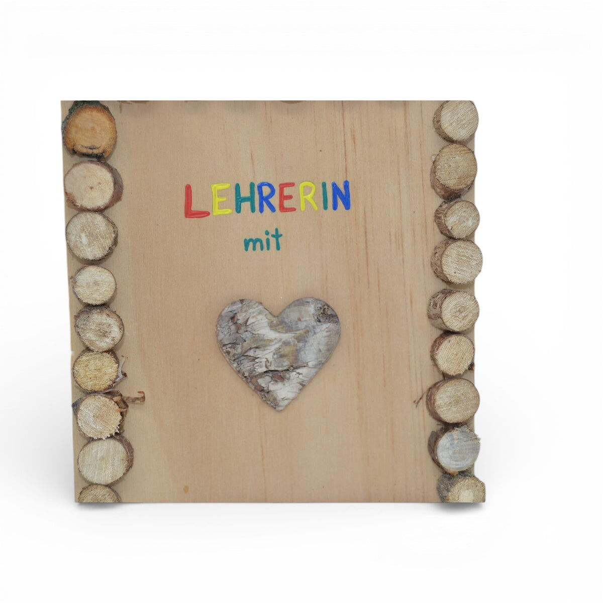 Holzbild Minibild 16x13 cm "Lehrerin"