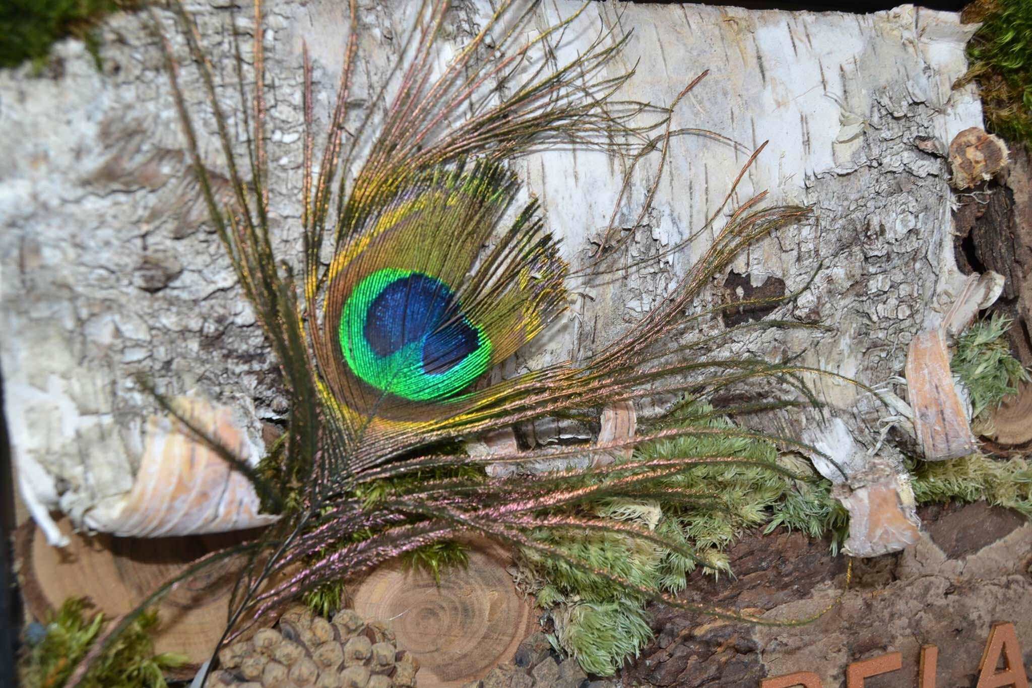 Detailaufnahme Holzbild "Relax"