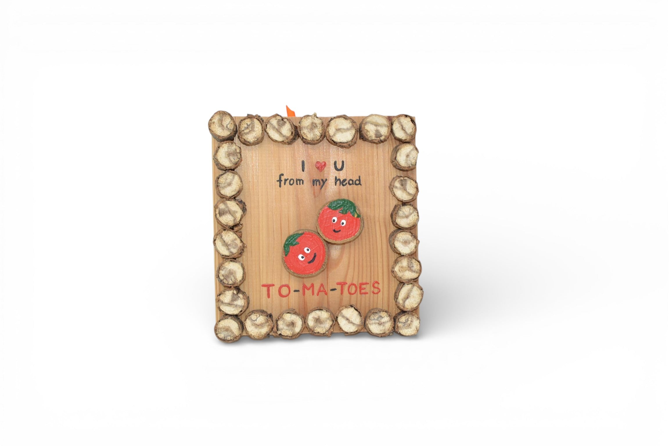 Holzbild "Tomatoes"