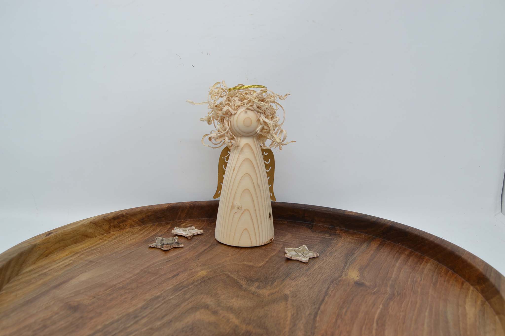 Weihnachtsdekoration Holzengel mit Flügel