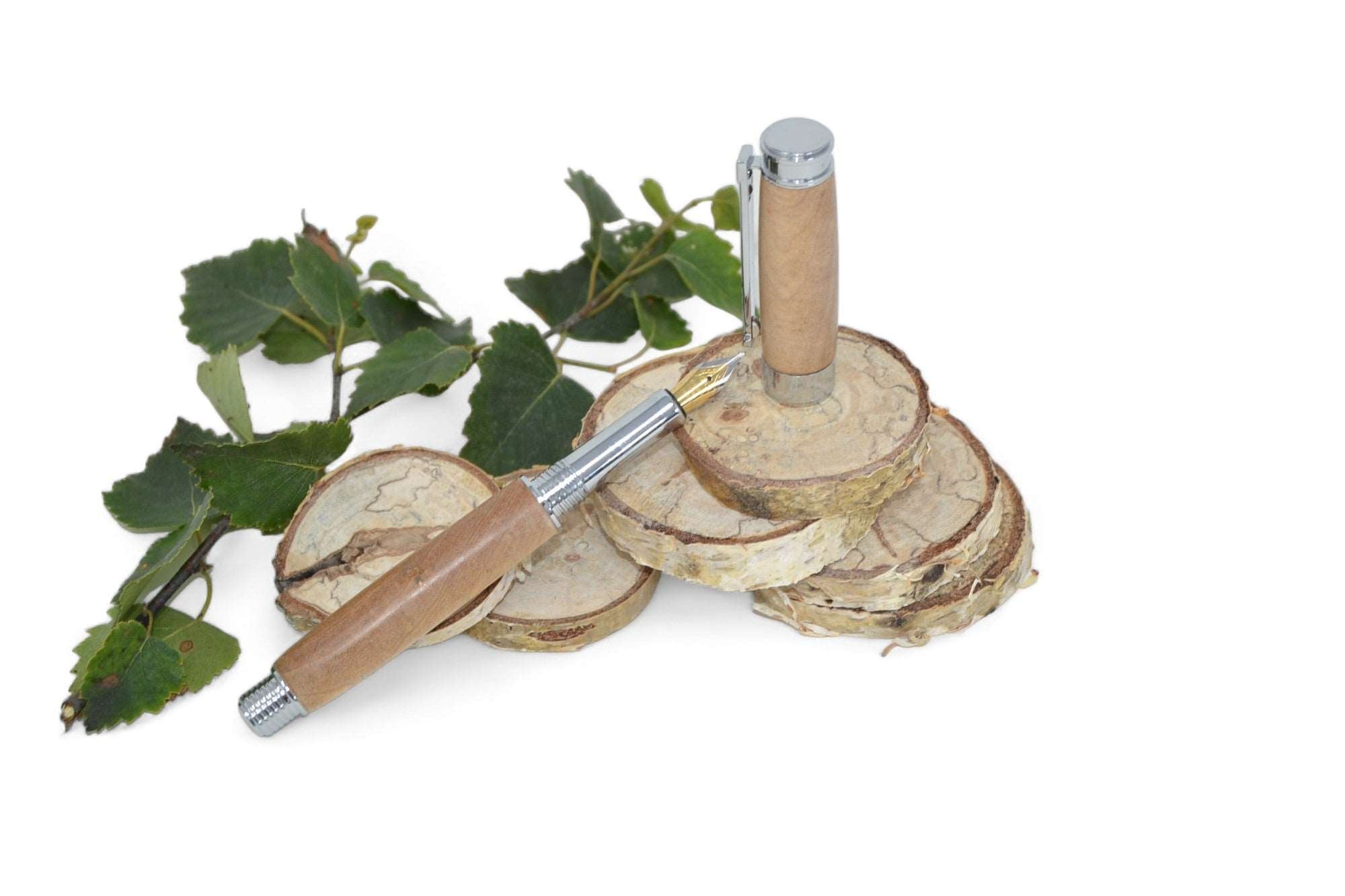 Holz Füllfeder aus Birke