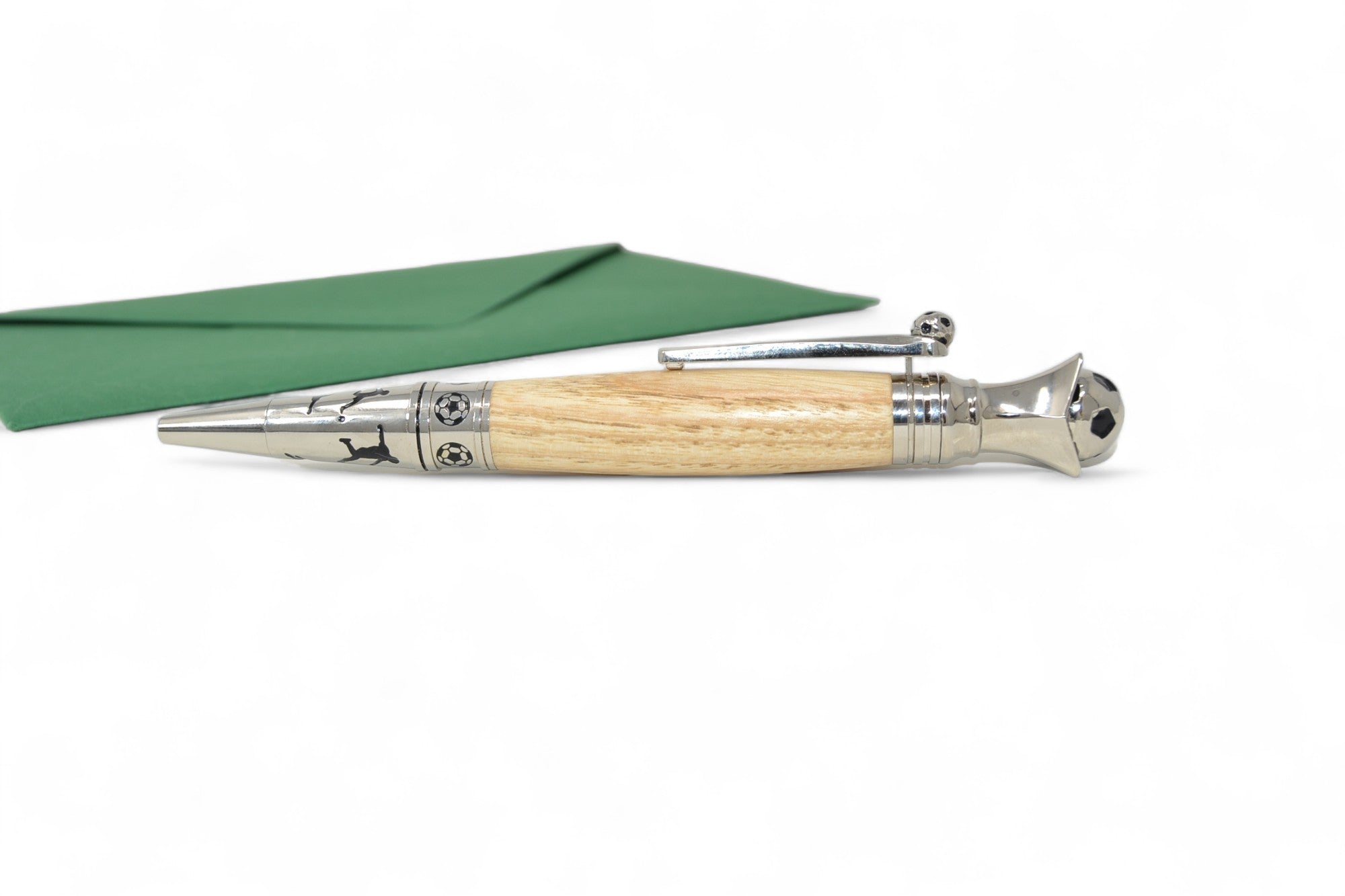 Holzkugelschreiber für Fußballfans