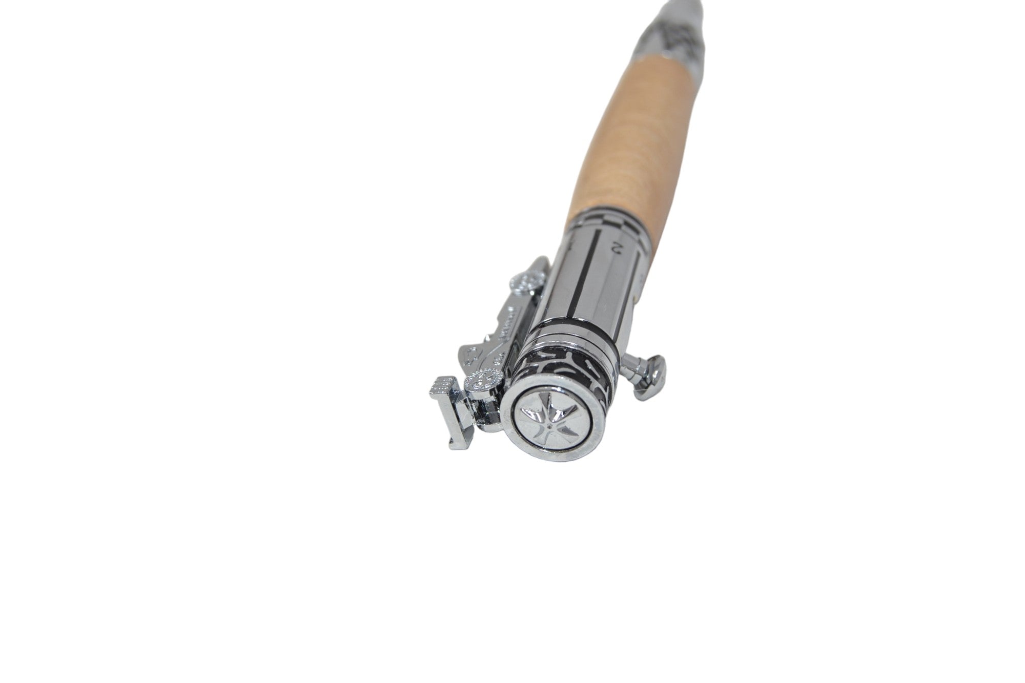 Holzkugelschreiber mit Rennauto