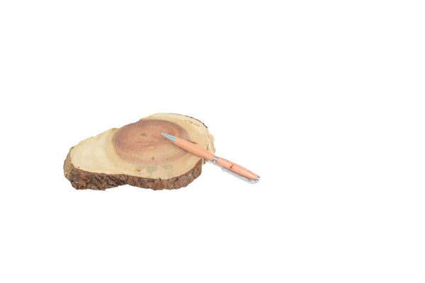 Holzkugelschreiber aus Zirbenholz