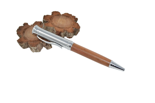 Holzkugelschreiber aus Zwetschkenholz