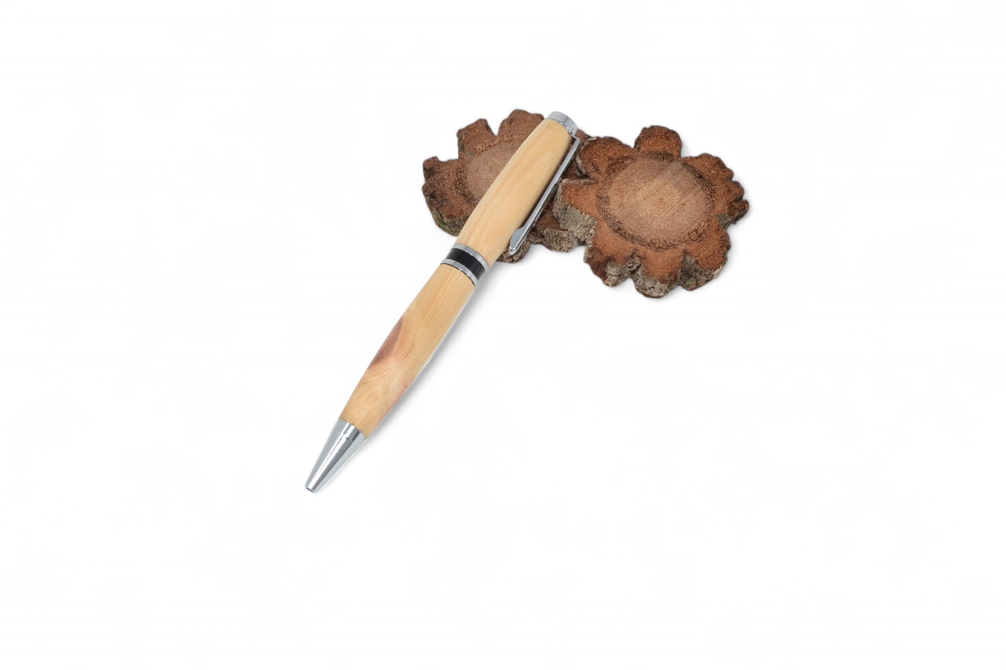 Hochwertiger Holzkugelschreiber Zirbe