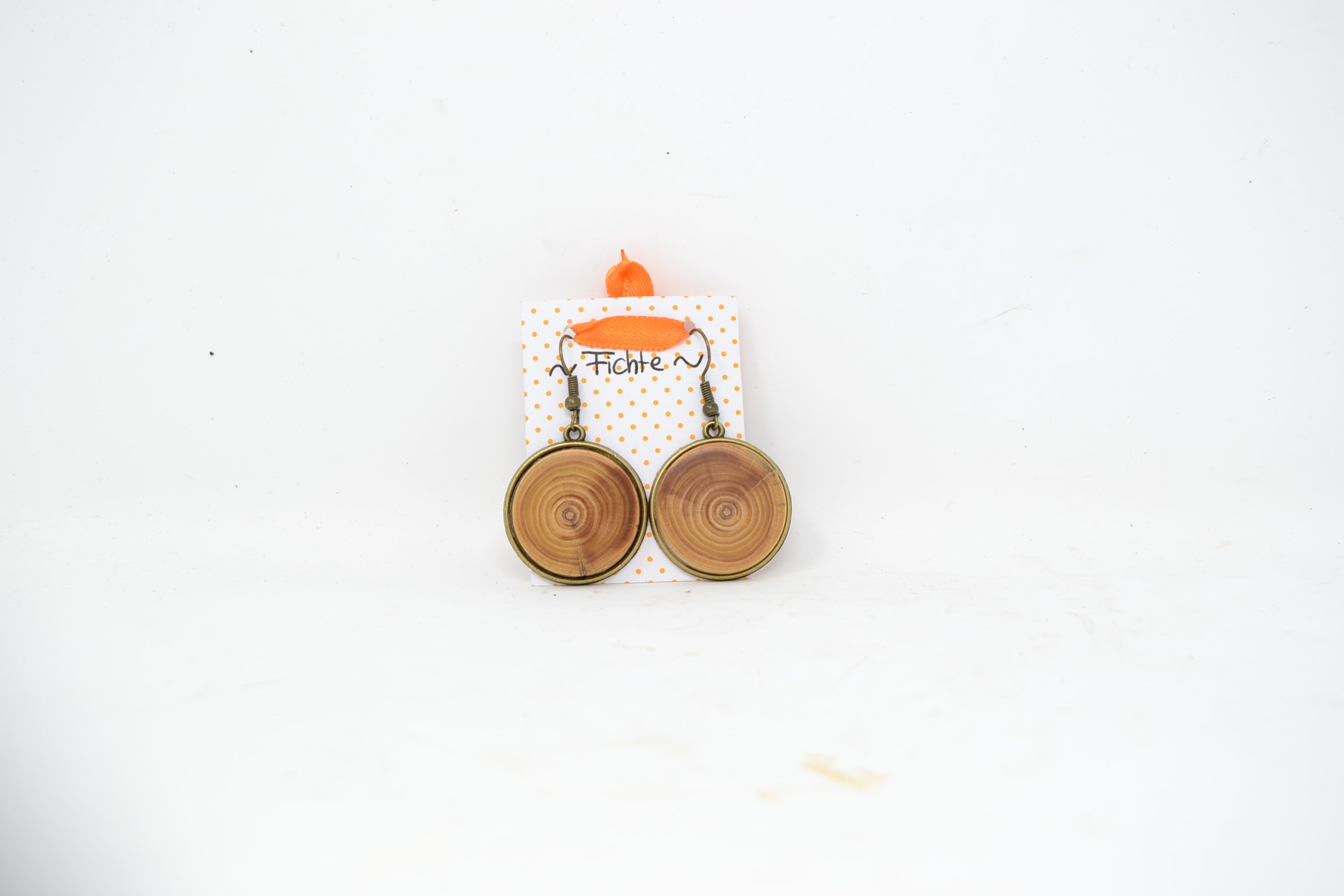 Holz Ohrringe aus Fichtenholz